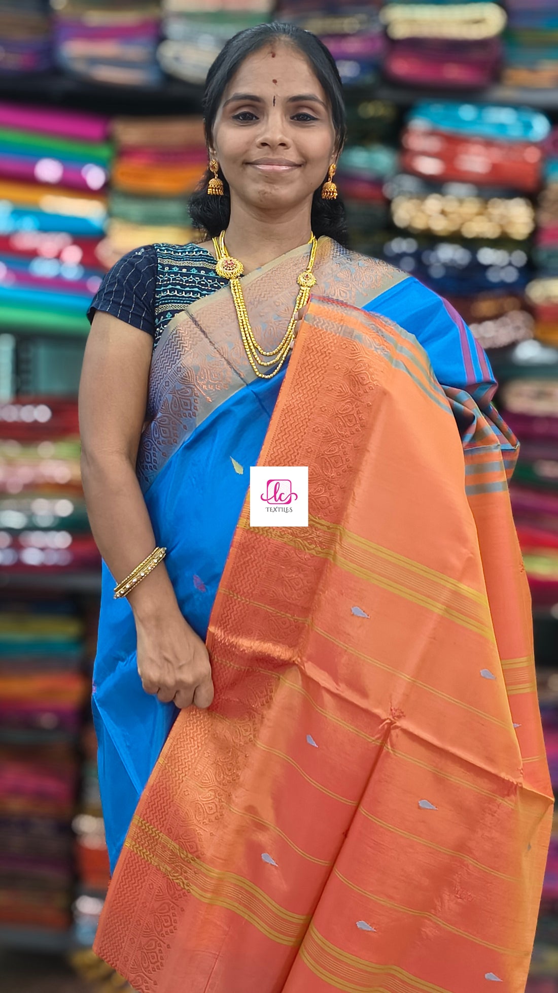 Banana pith silk saree