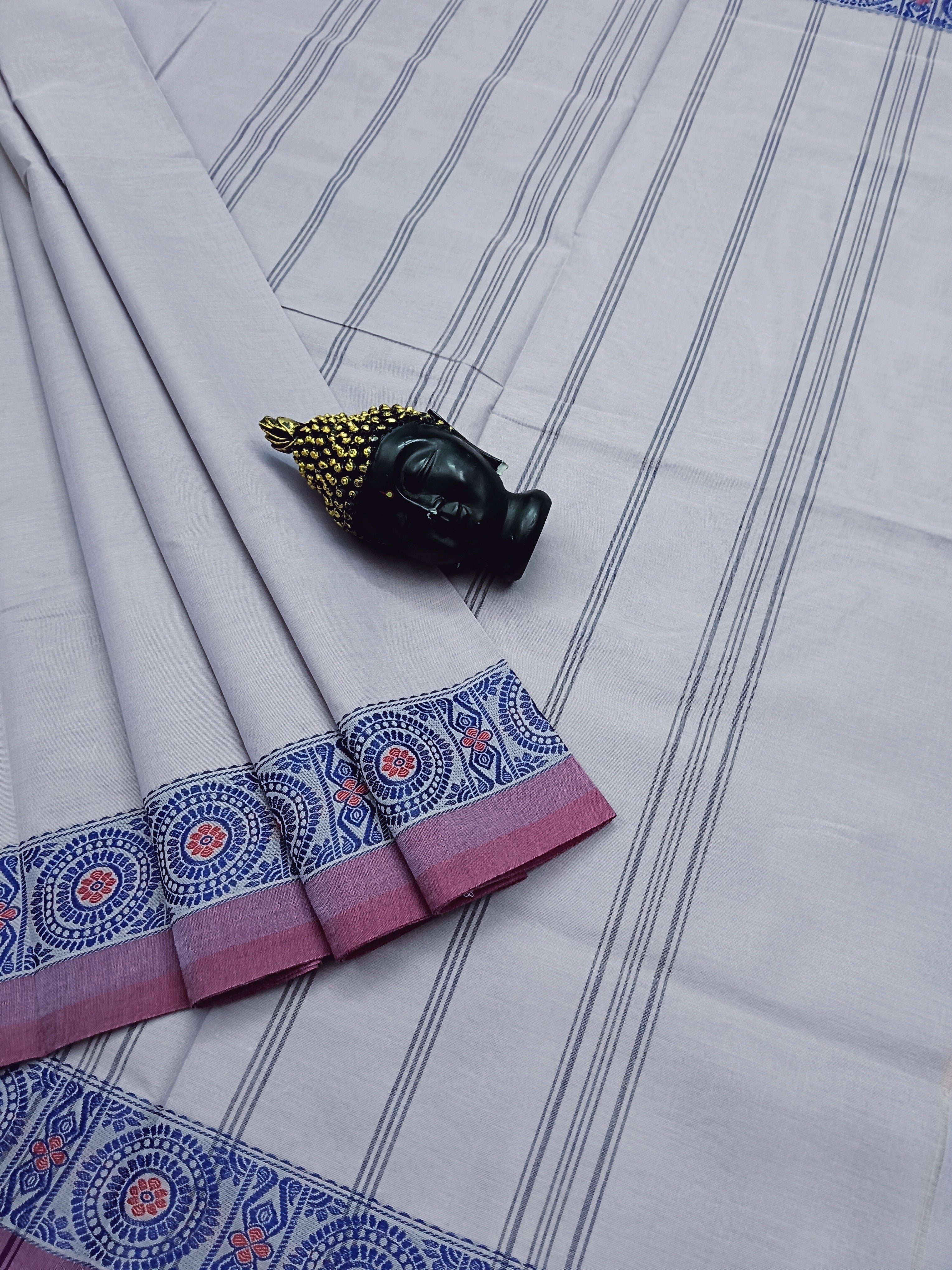 Chettinad Cotton Office Wear Pastel Lavender