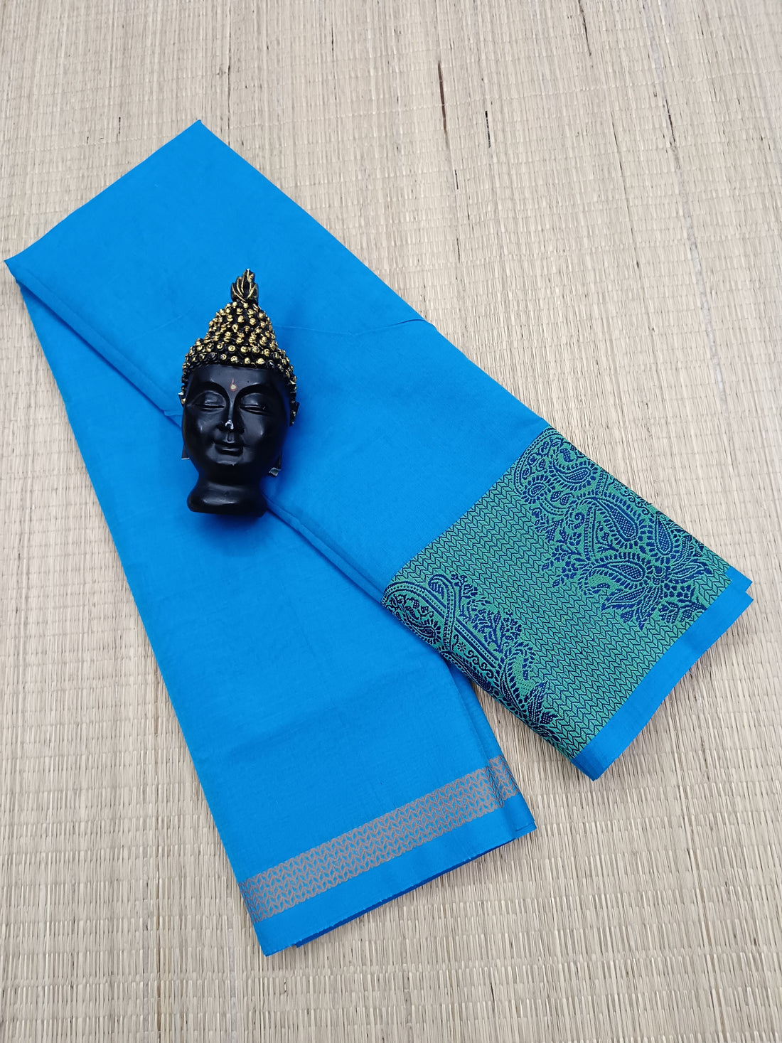 Chettinad Cotton Office Wear Sky Blue