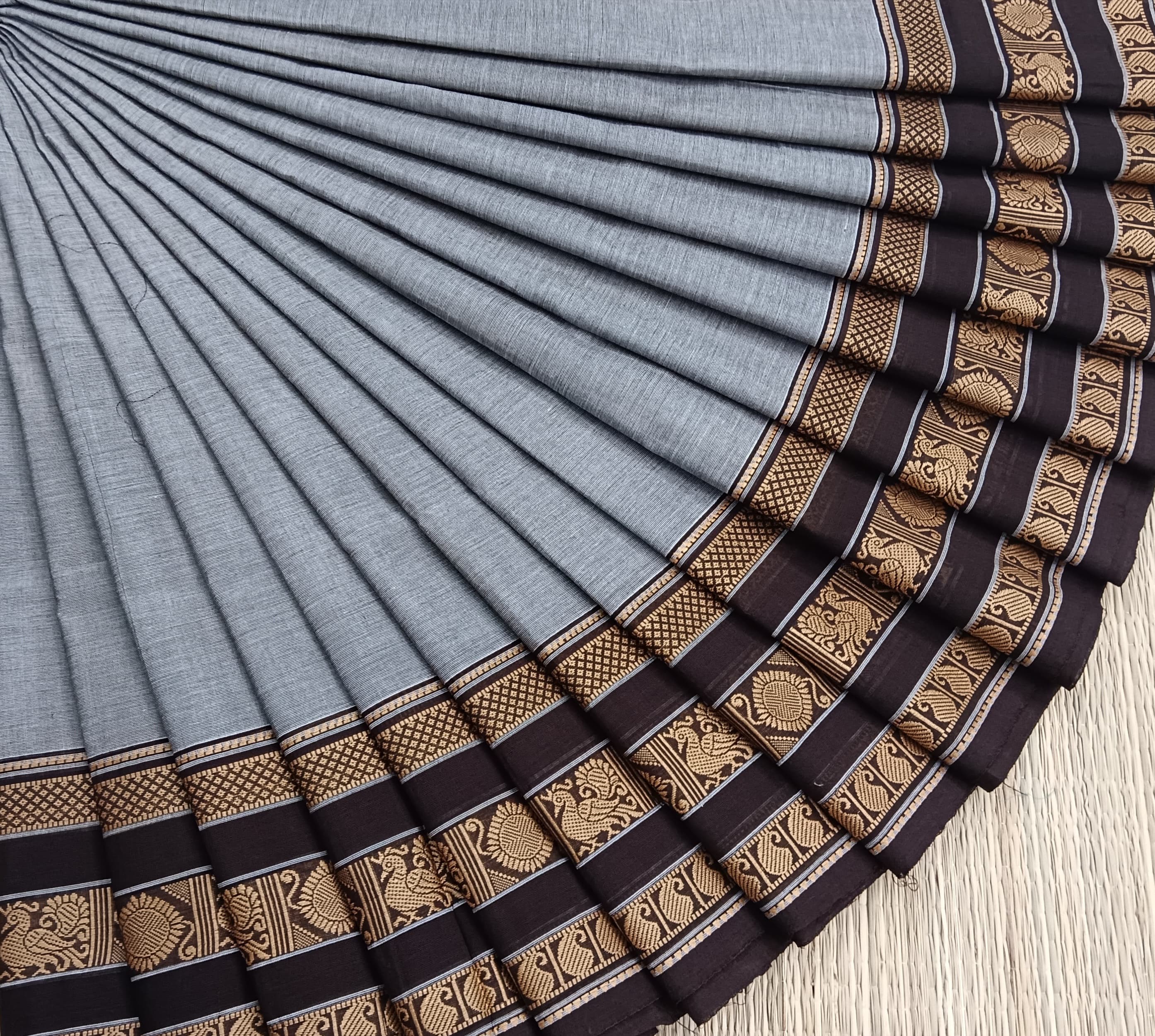 Chettinad Cotton -Daily Wear - Grey -CDW22