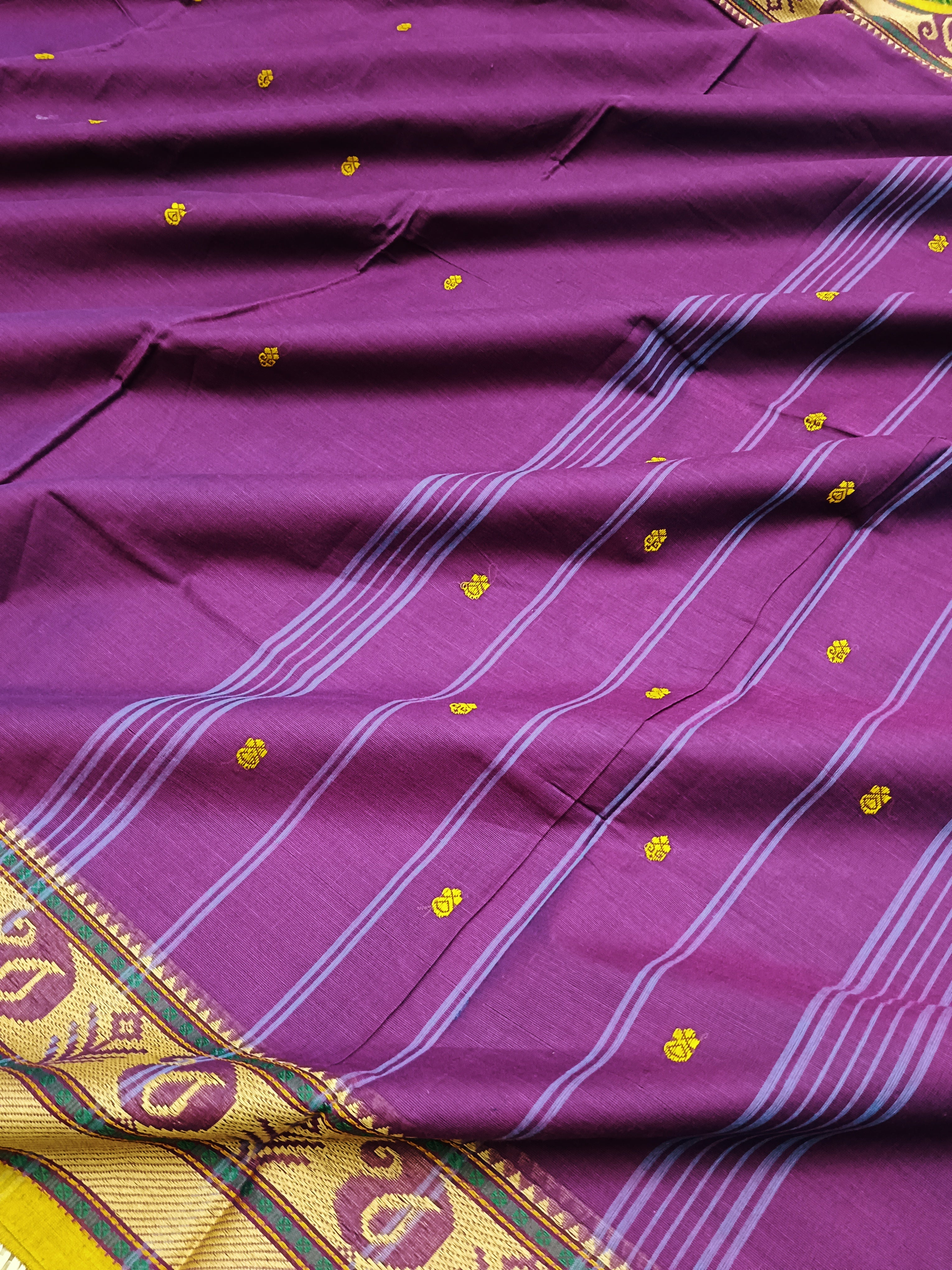 Chettinad Cotton - Office Wear -dark Mejantha Saree - CCOW14