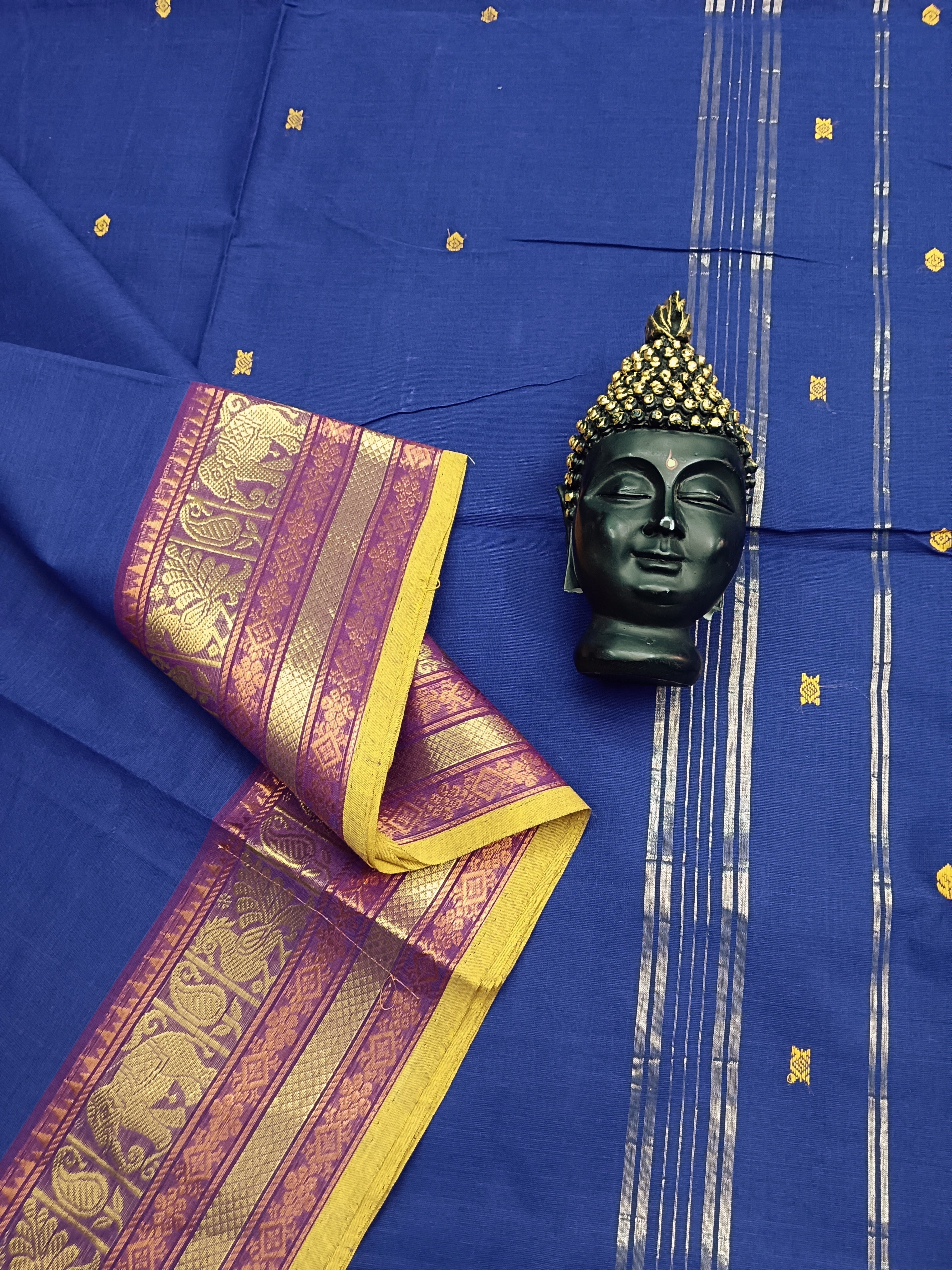 Kanchi Cotton - Festival Fusion - Royal Blue - KCFB10