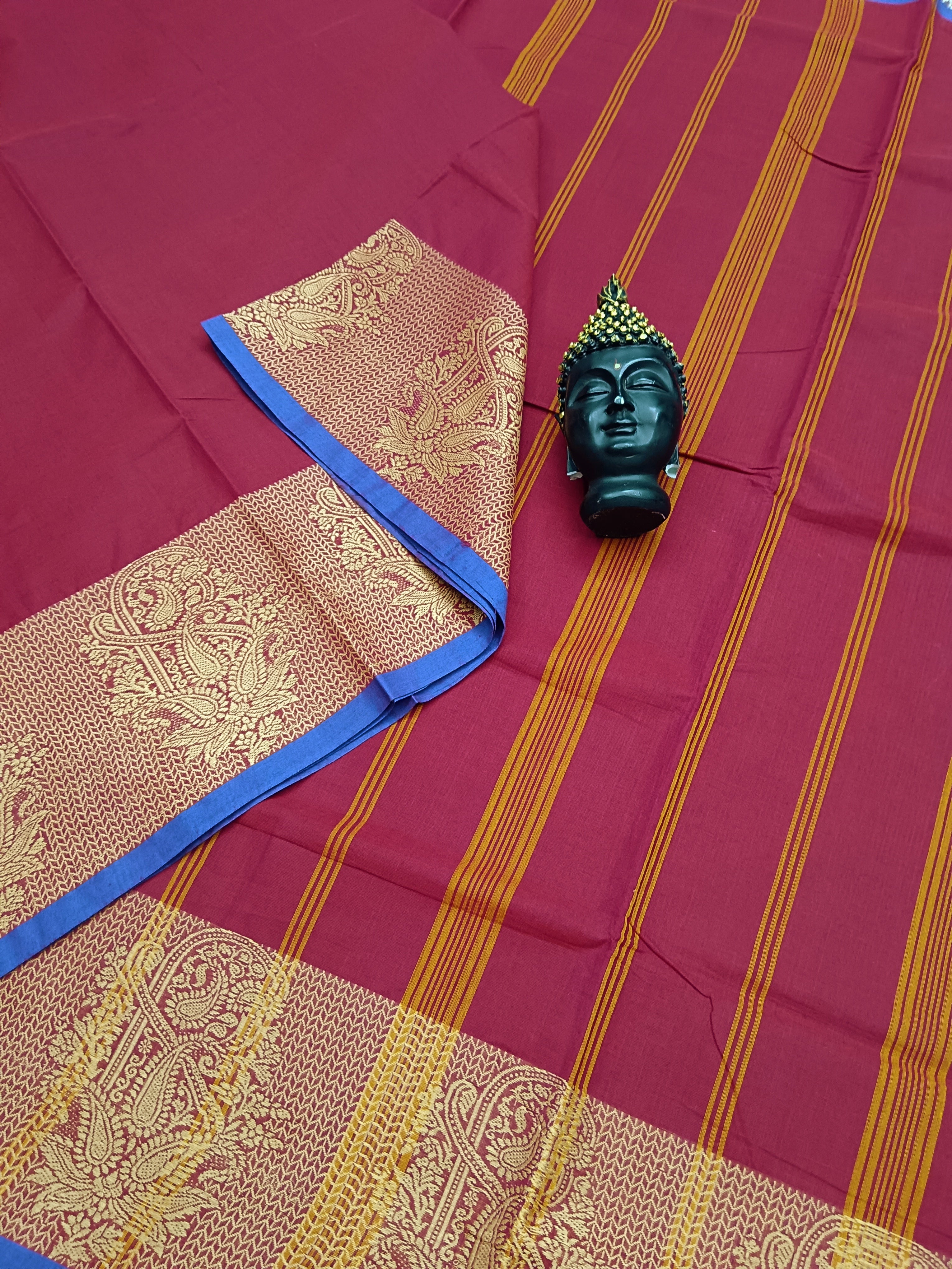 Chettinad Cotton Office Wear - Red - CCOW49