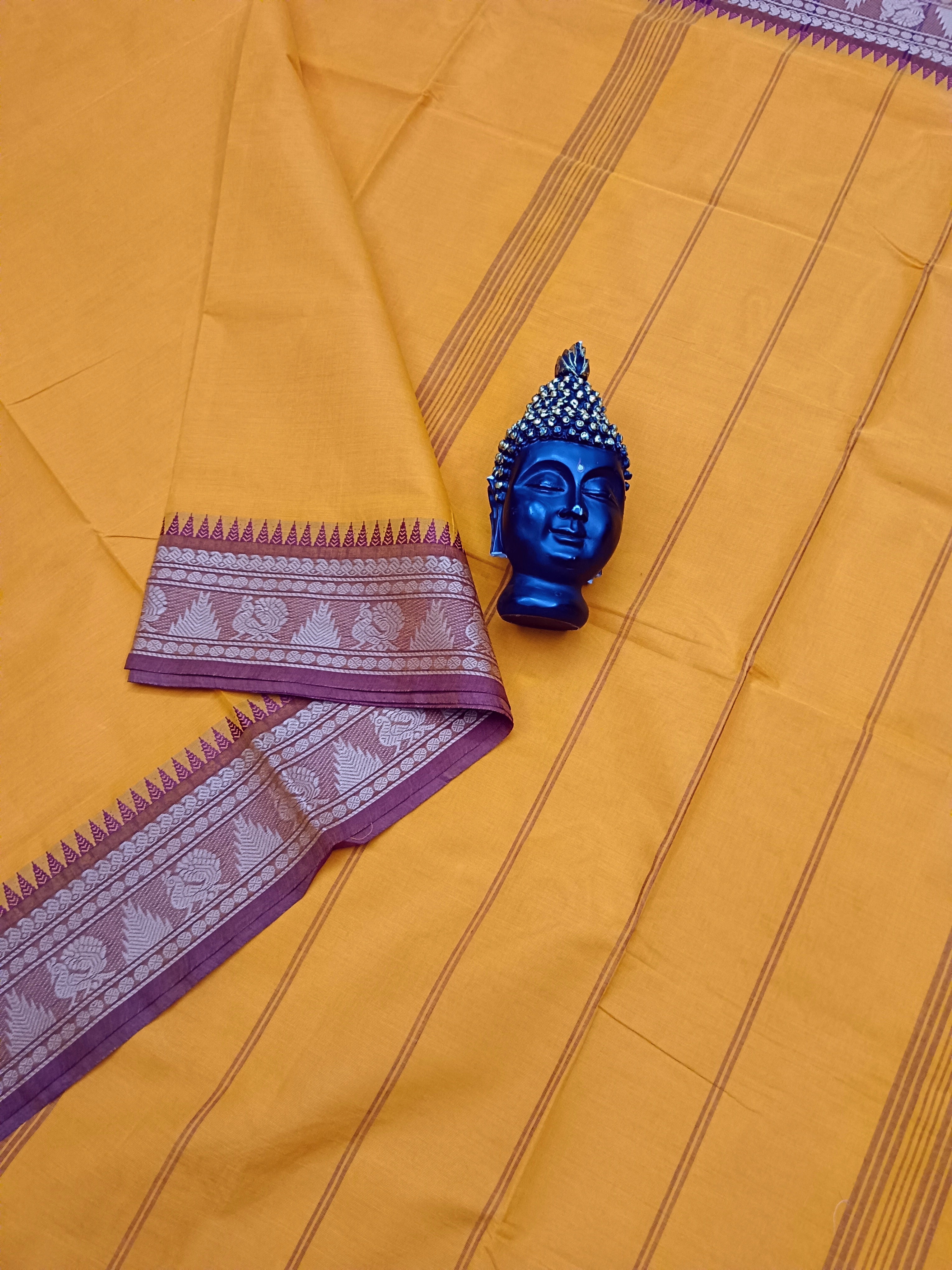 Chettinad Cotton - Office Wear - Yellow - CCOW22