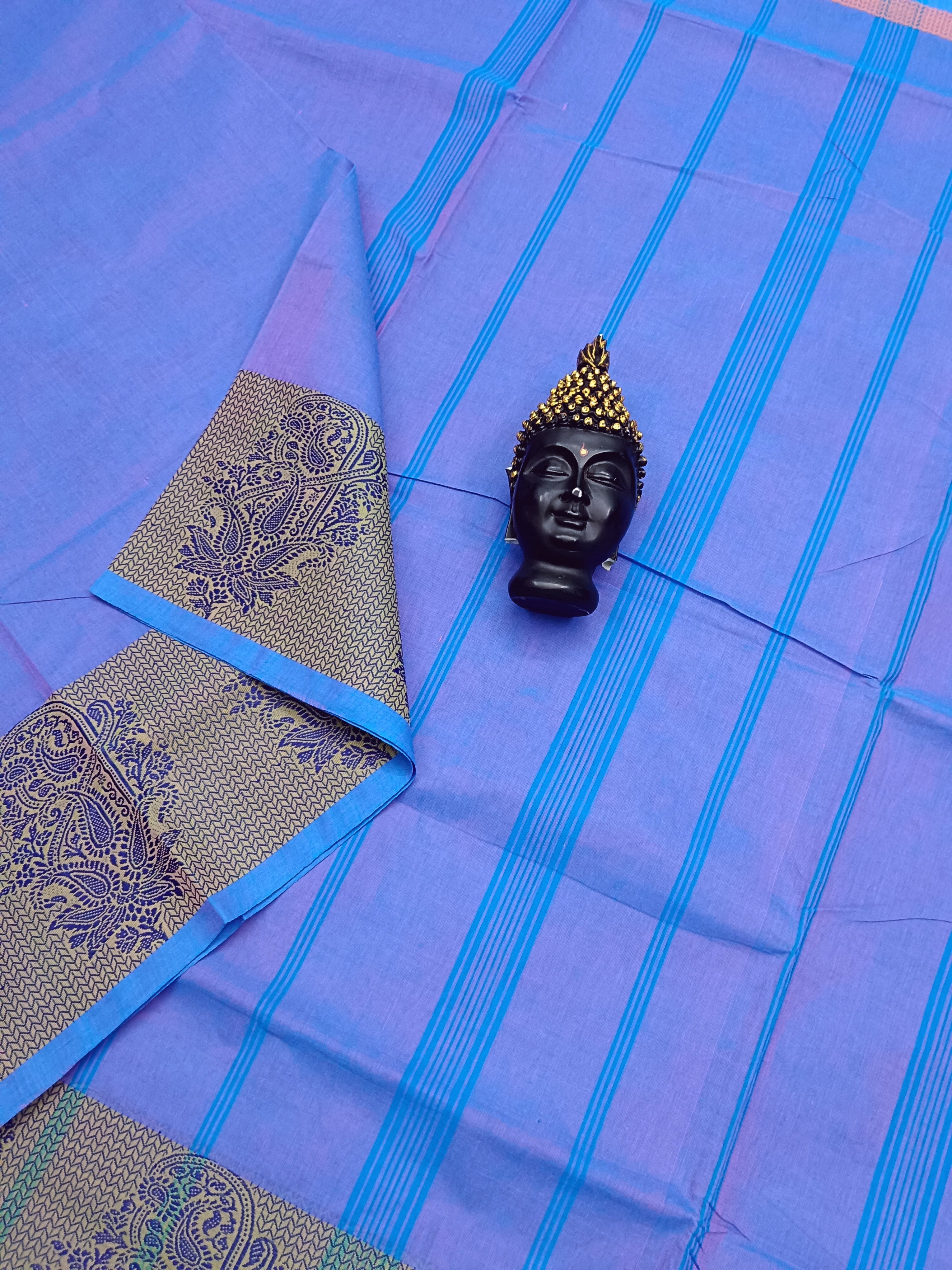 Chettinad Cotton - Office Wear - Pinkish Blue - CCOW17
