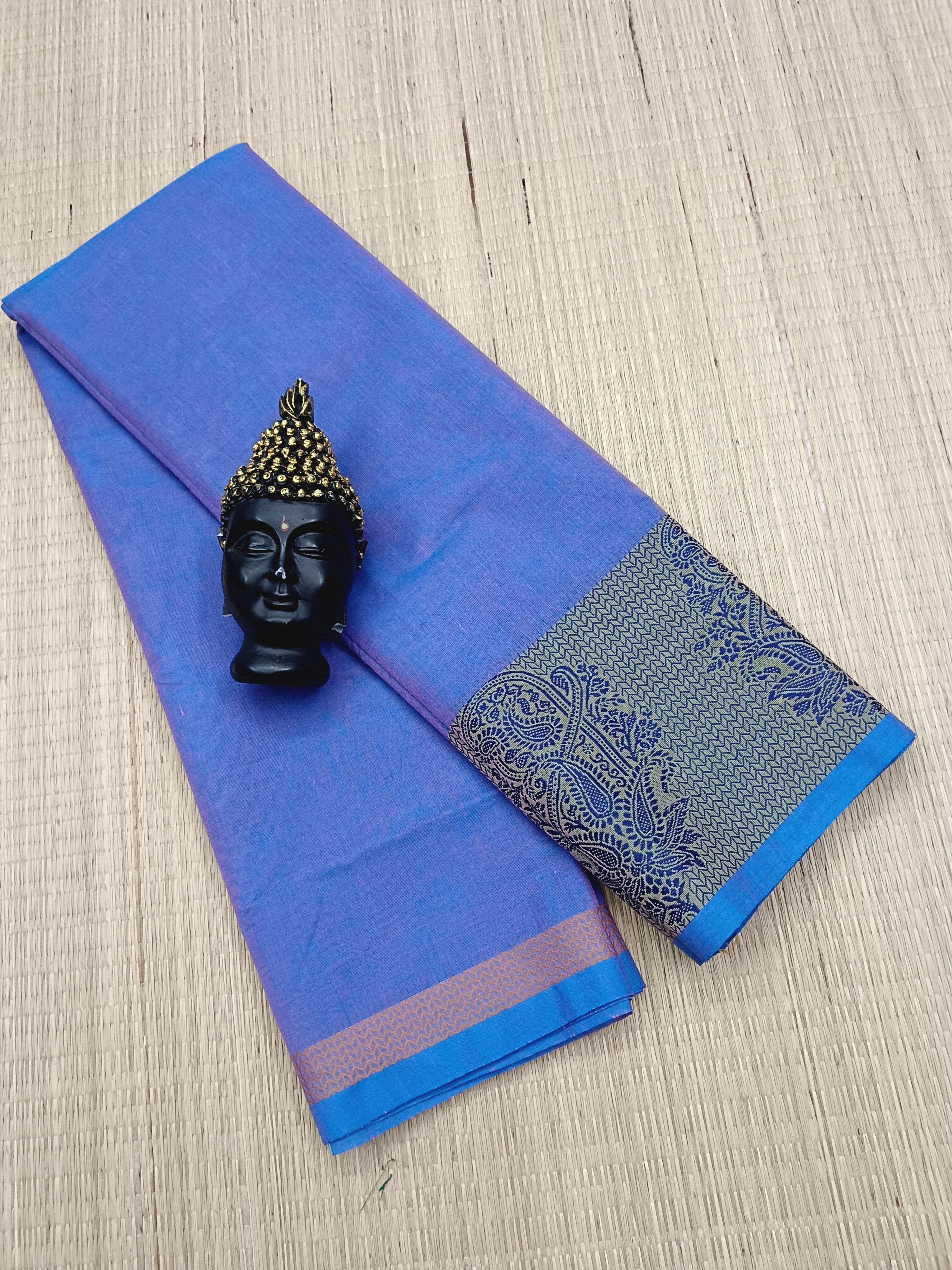 Chettinad Cotton - Office Wear - Pinkish Blue - CCOW17