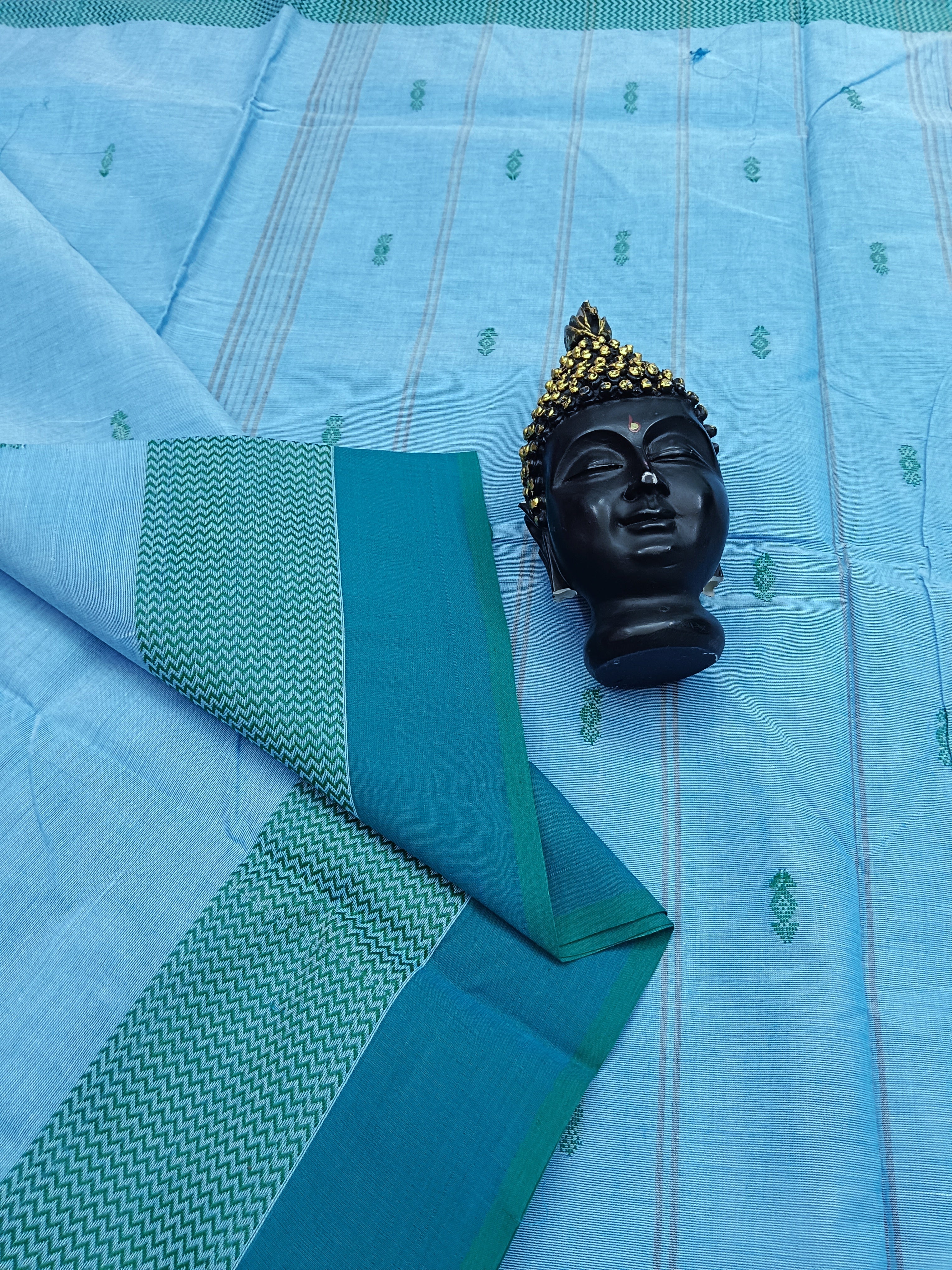 Chettinad Cotton - Office Wear -Light Blue- CCOW38