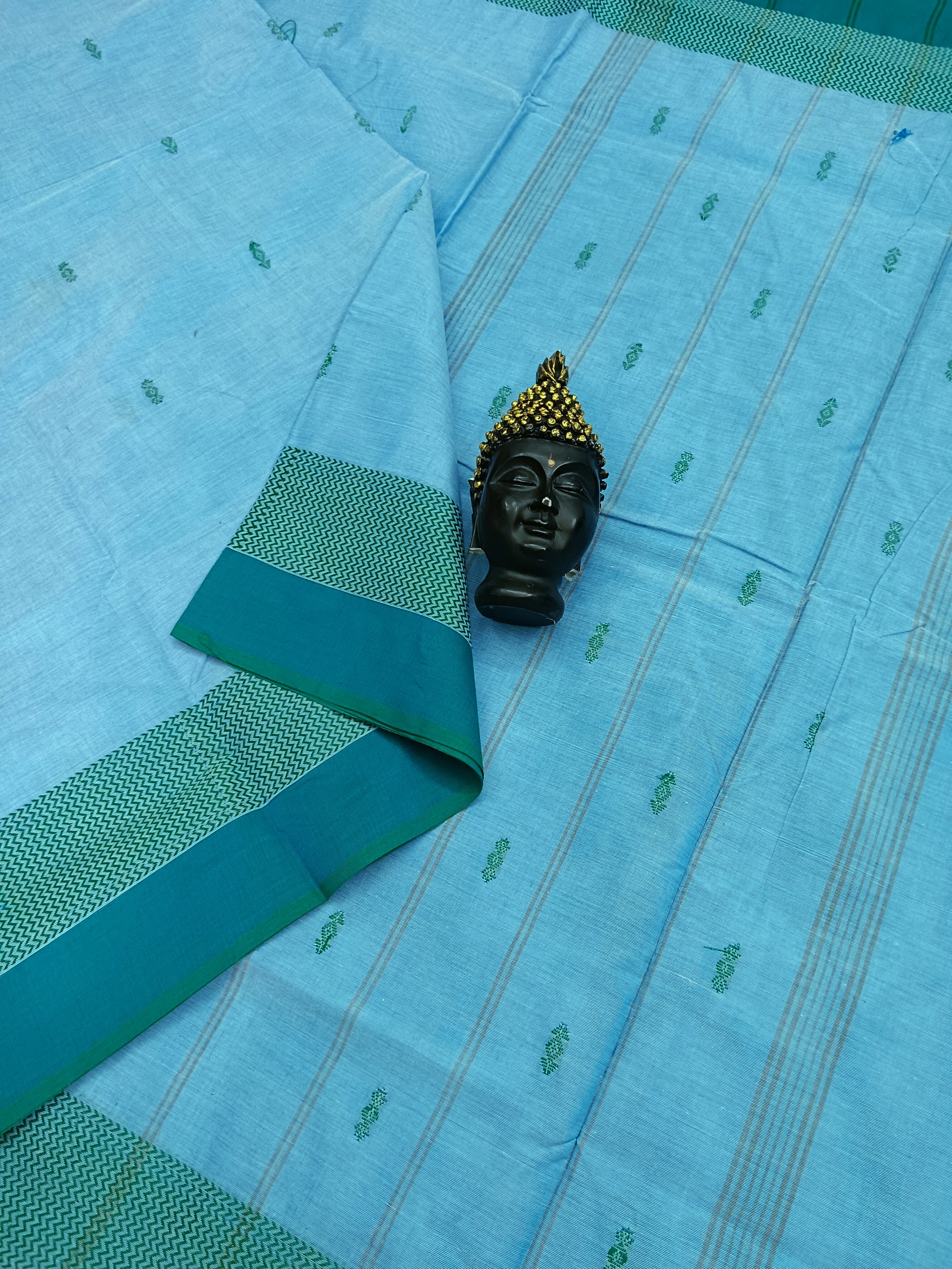 Chettinad Cotton - Office Wear -Light Blue- CCOW38
