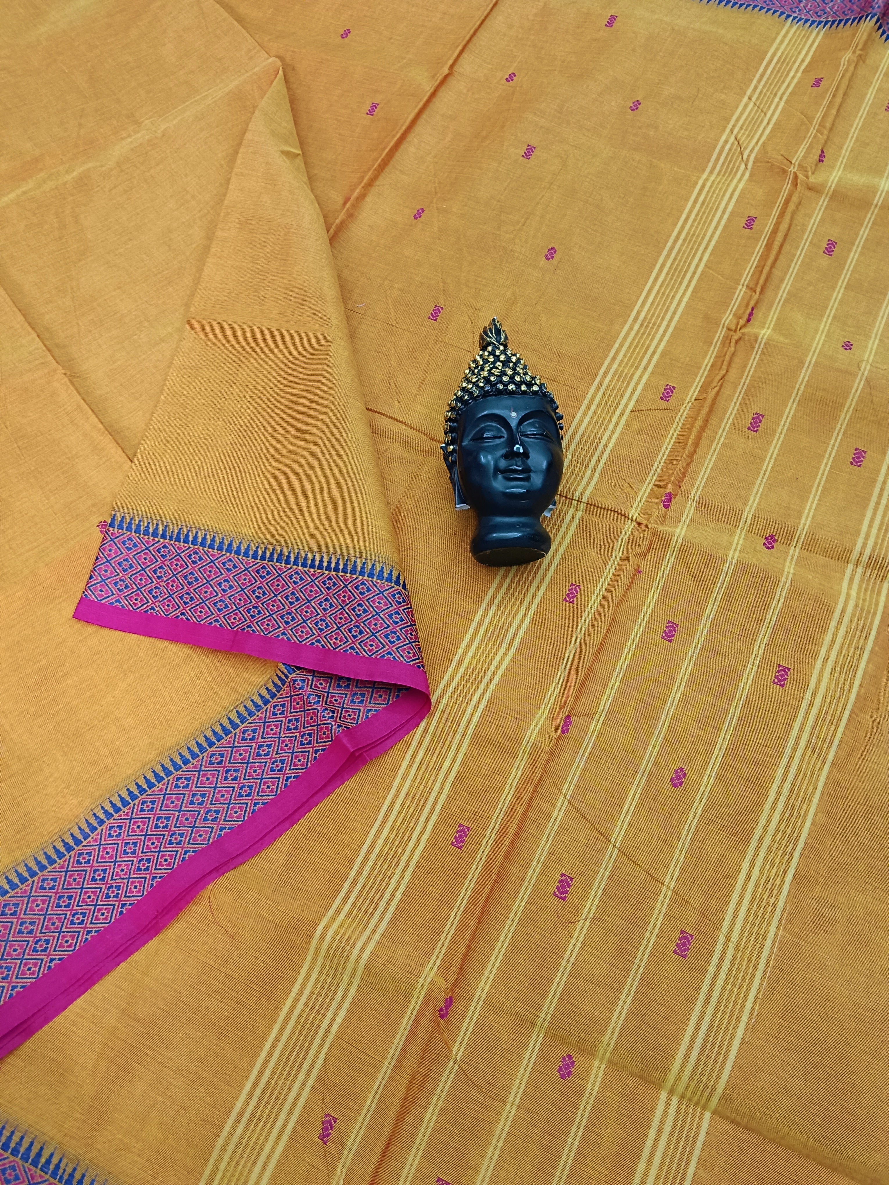 Chettinad Cotton - Office Wear -Pinkish Orange- CCOW37
