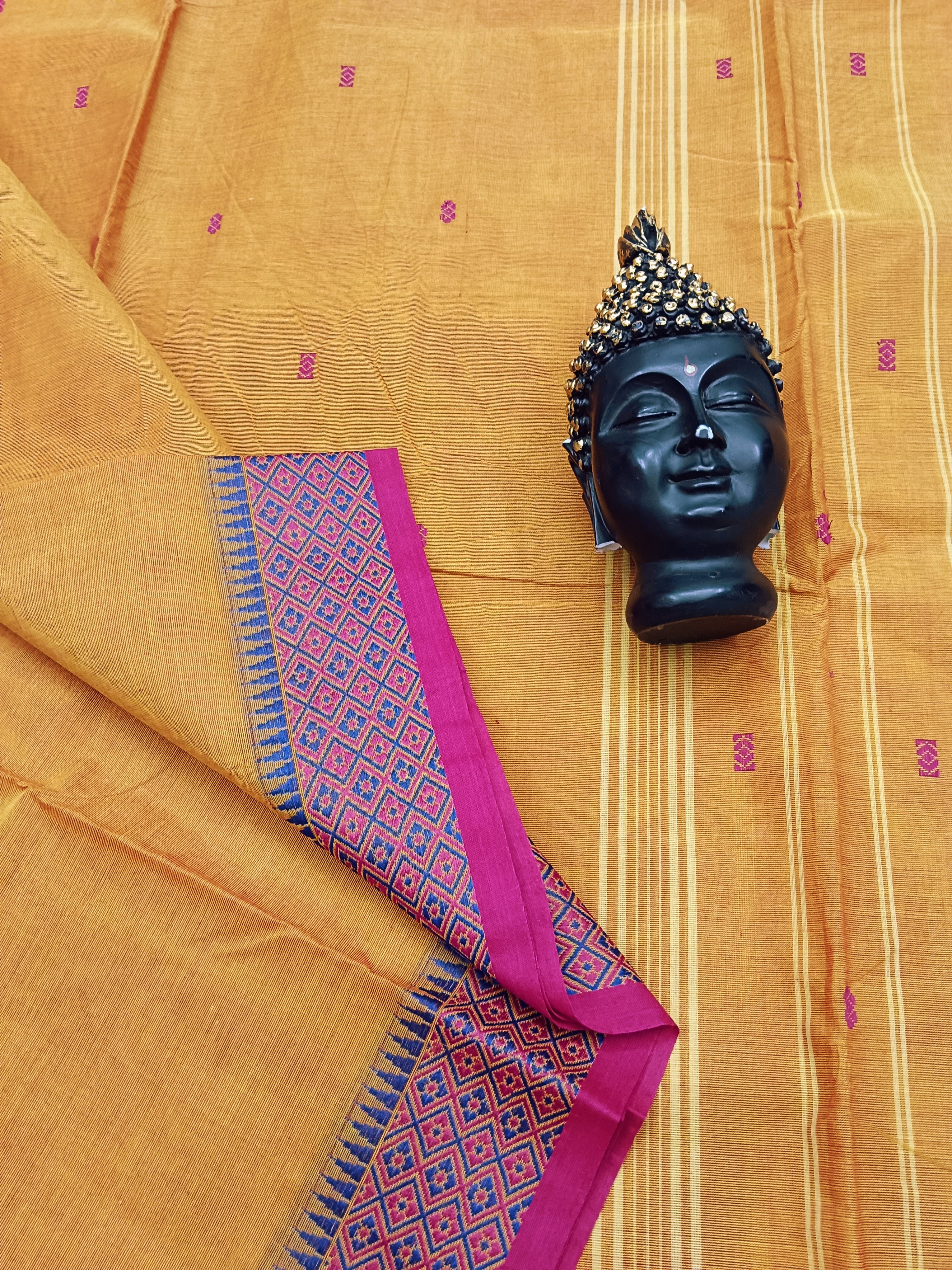 Chettinad Cotton - Office Wear -Pinkish Orange- CCOW37