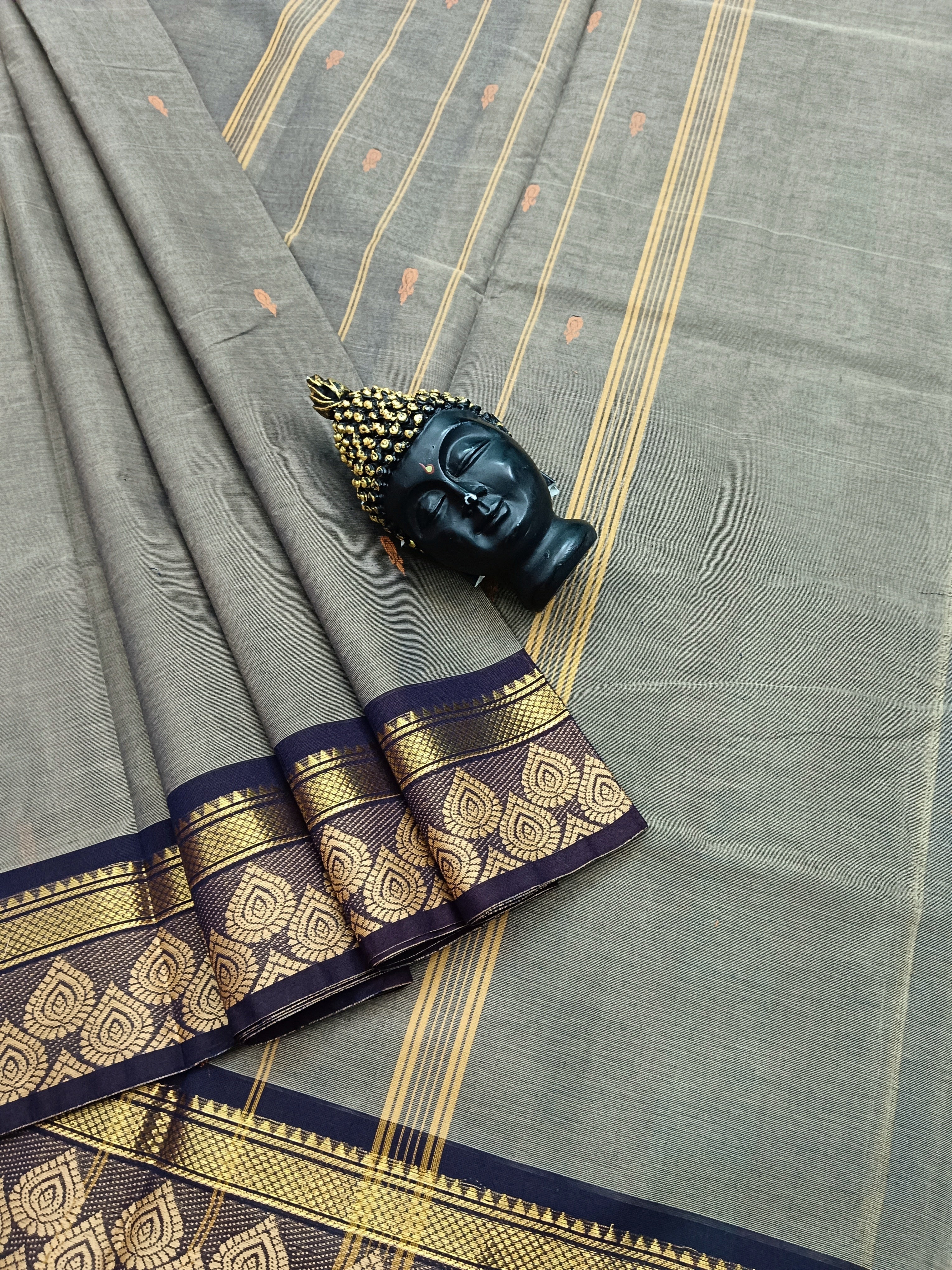 Chettinad Cotton - Office Wear -Grey - CCOW31