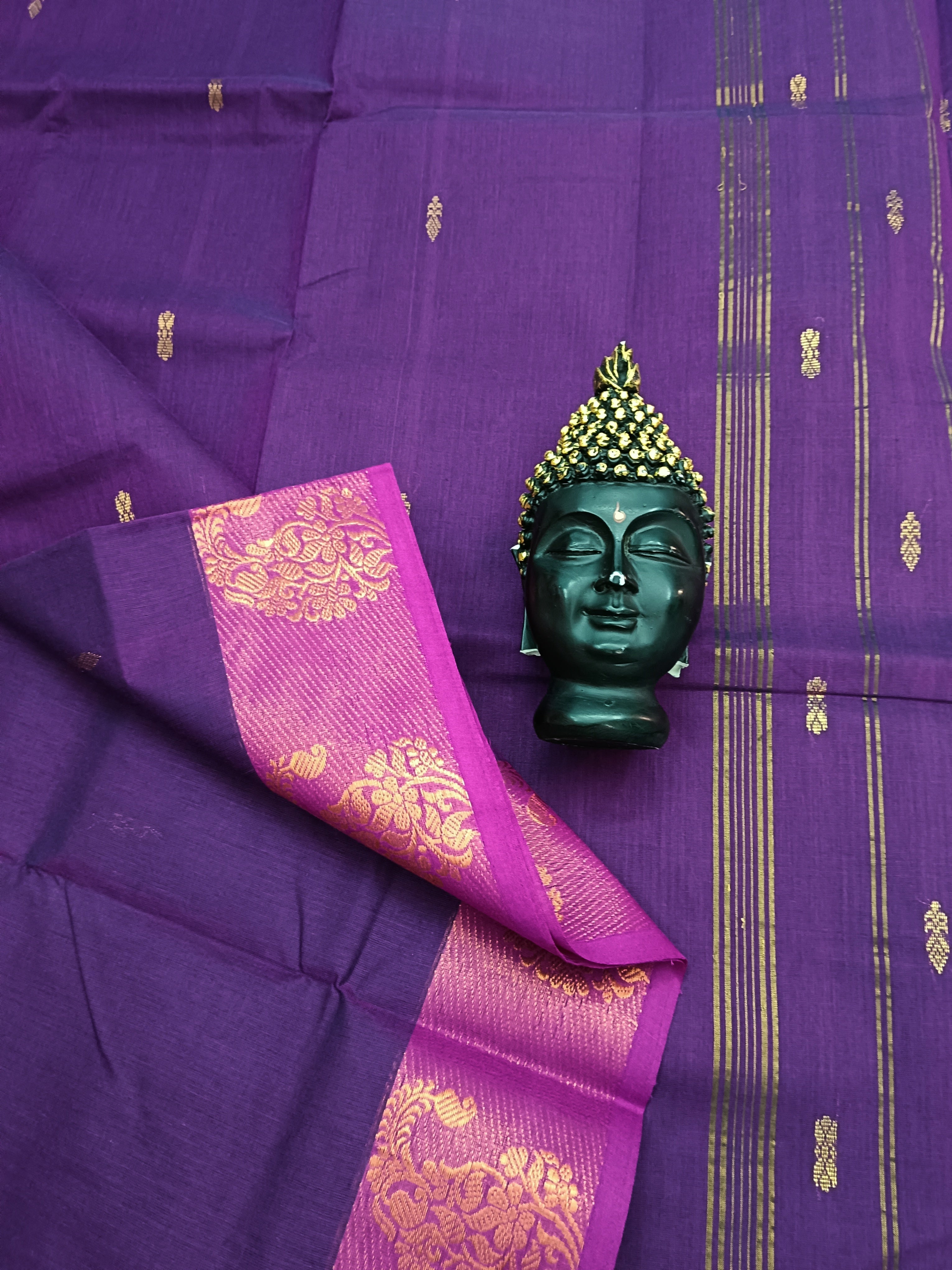 Chettinad Cotton - Office Wear - Violet- CCOW27