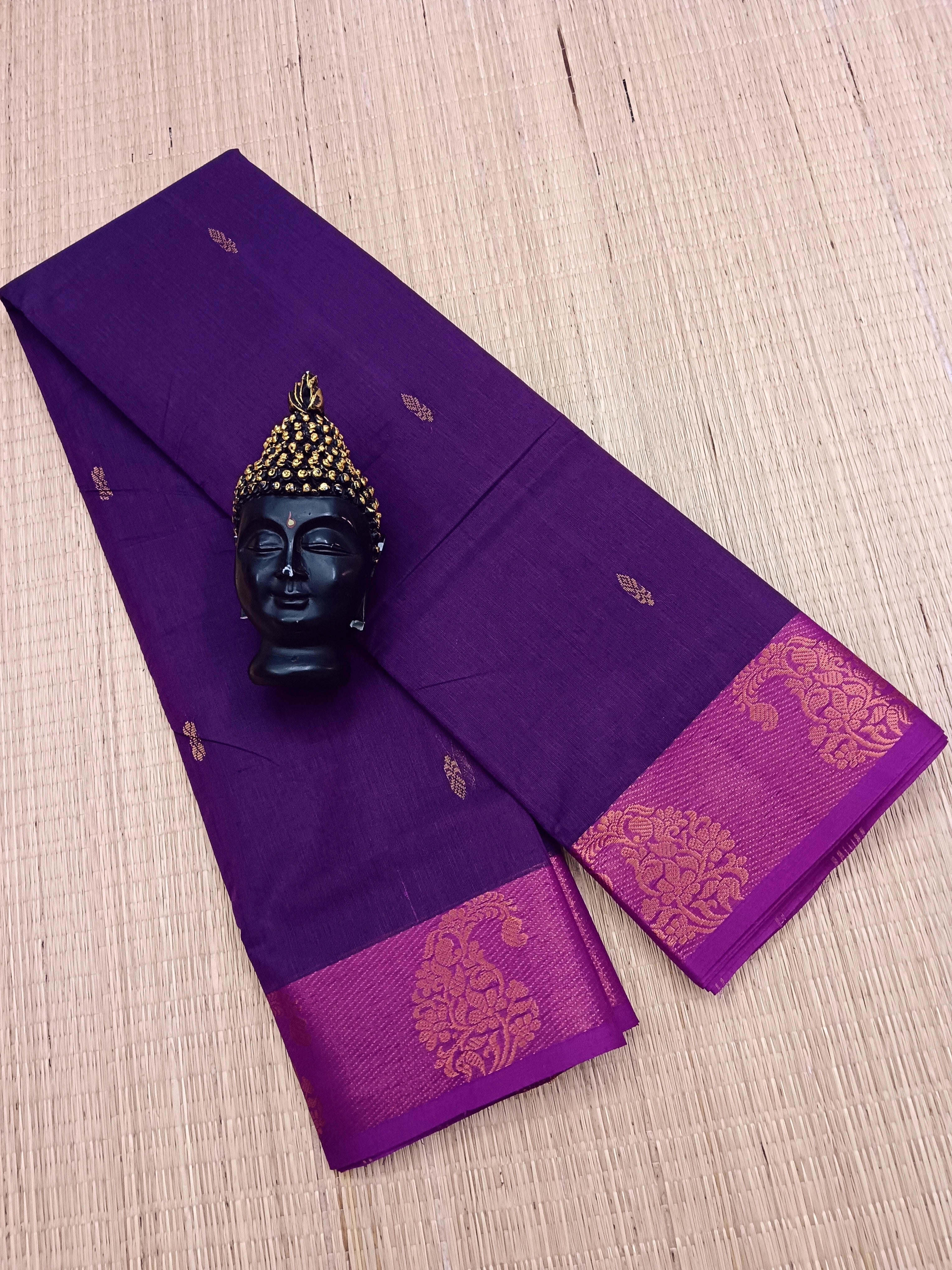 Chettinad Cotton - Office Wear - Violet- CCOW27