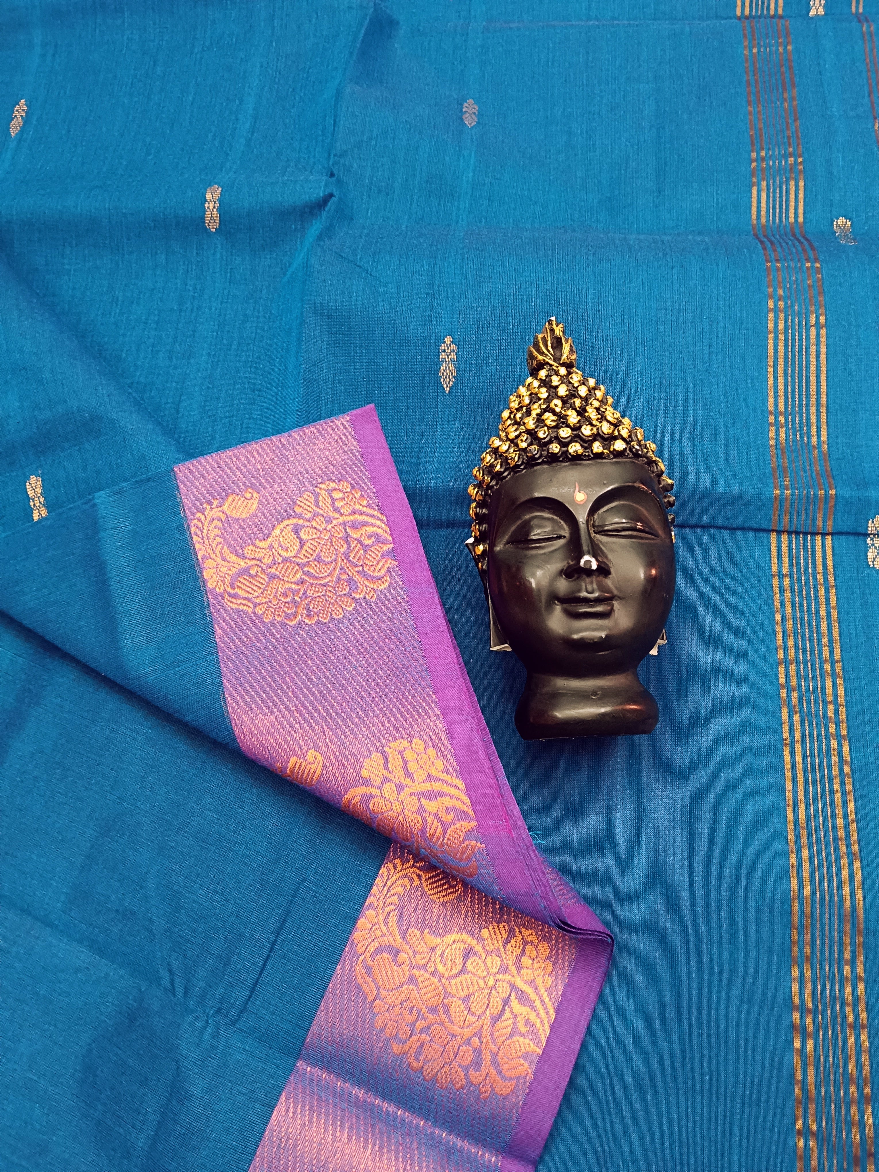 Chettinad Cotton -  Office Wear - Saphire Blue- CCOW26