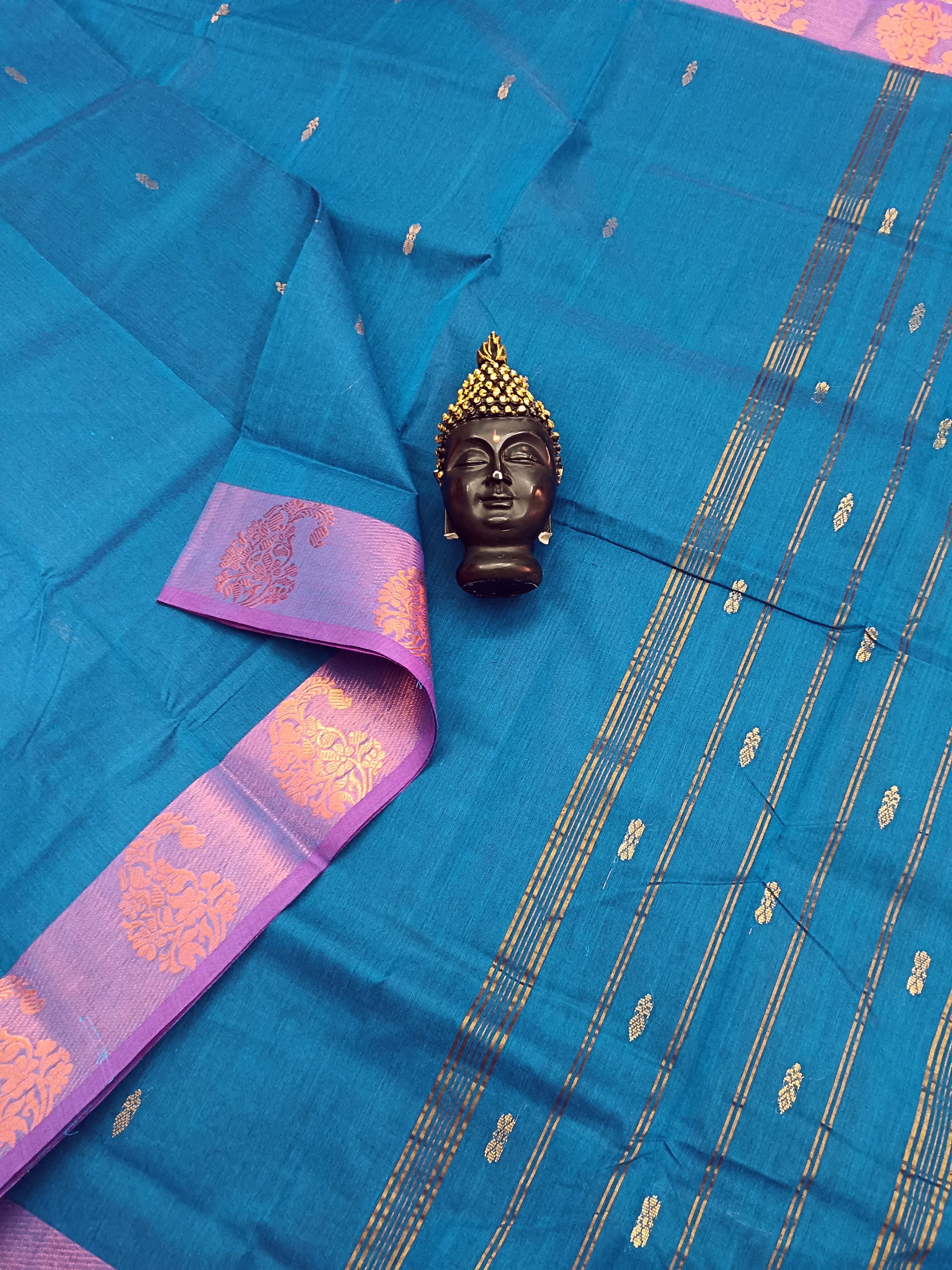 Chettinad Cotton -  Office Wear - Saphire Blue- CCOW26
