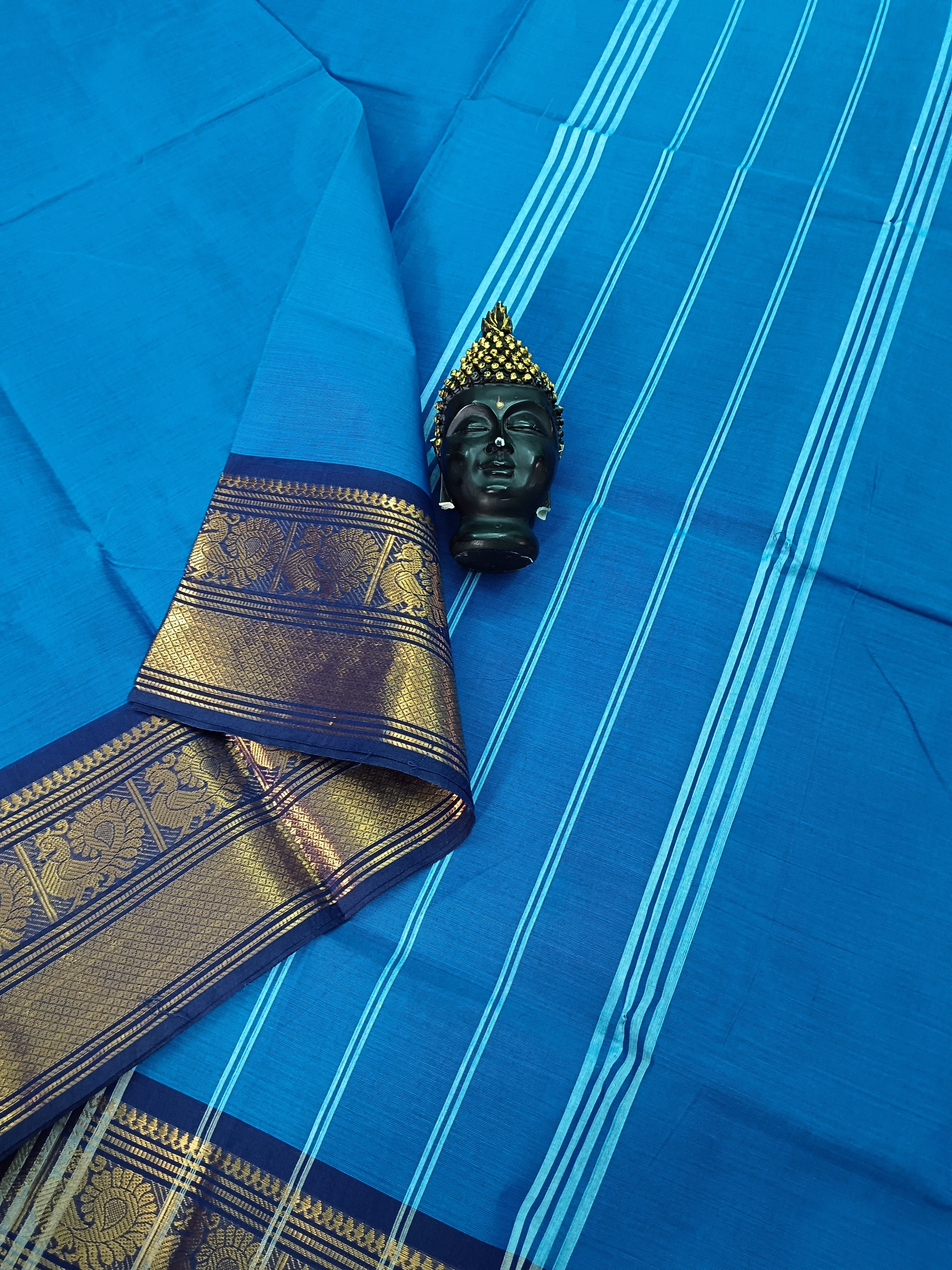 Kanchi Cotton - All Day Fusion -Blue - 03