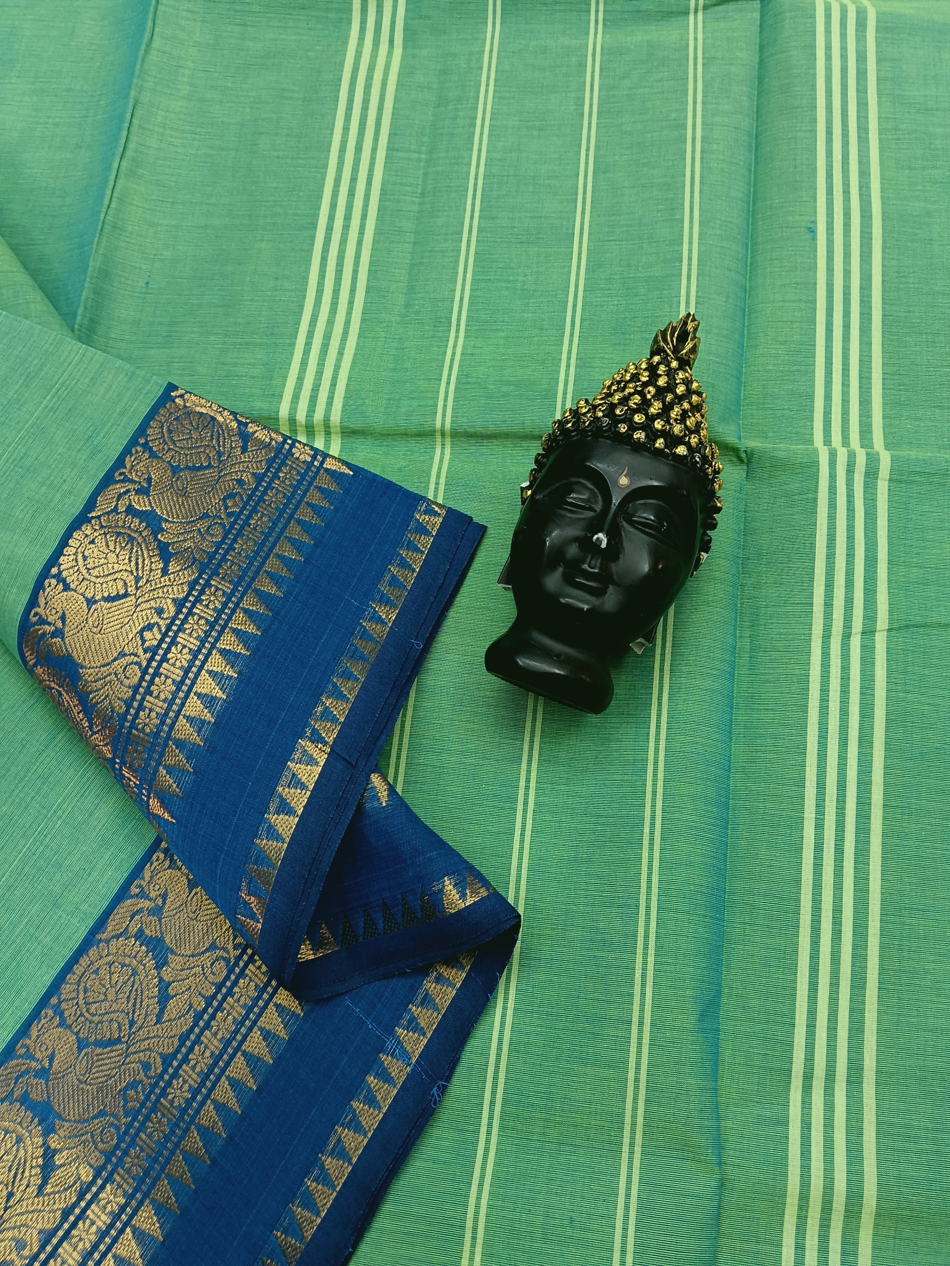 Kanchi Cotton - All Day Fusion -Aqua Blue - KCAF03