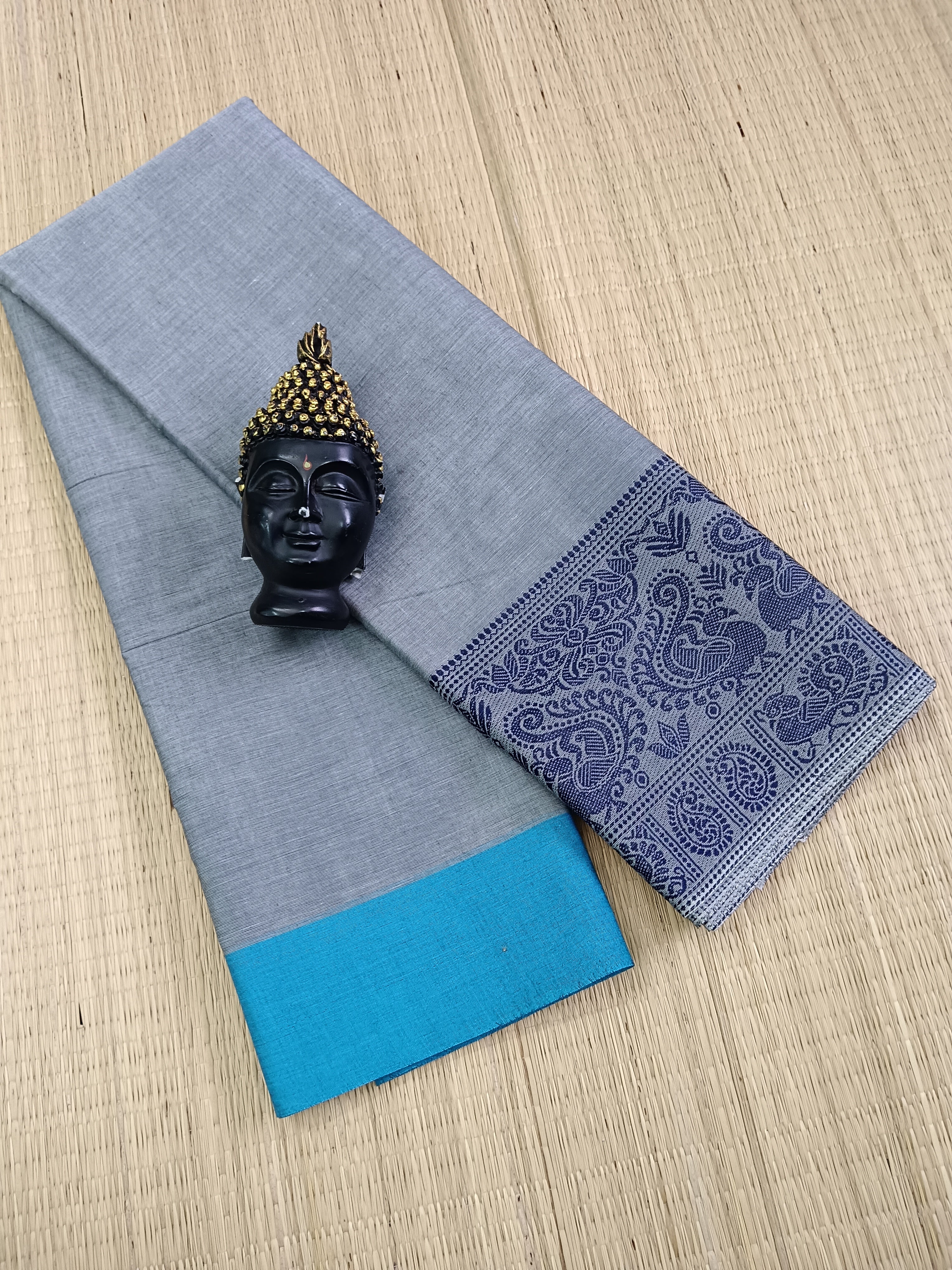 Chettinad Cotton - Office Wear - Grey- CCOW41