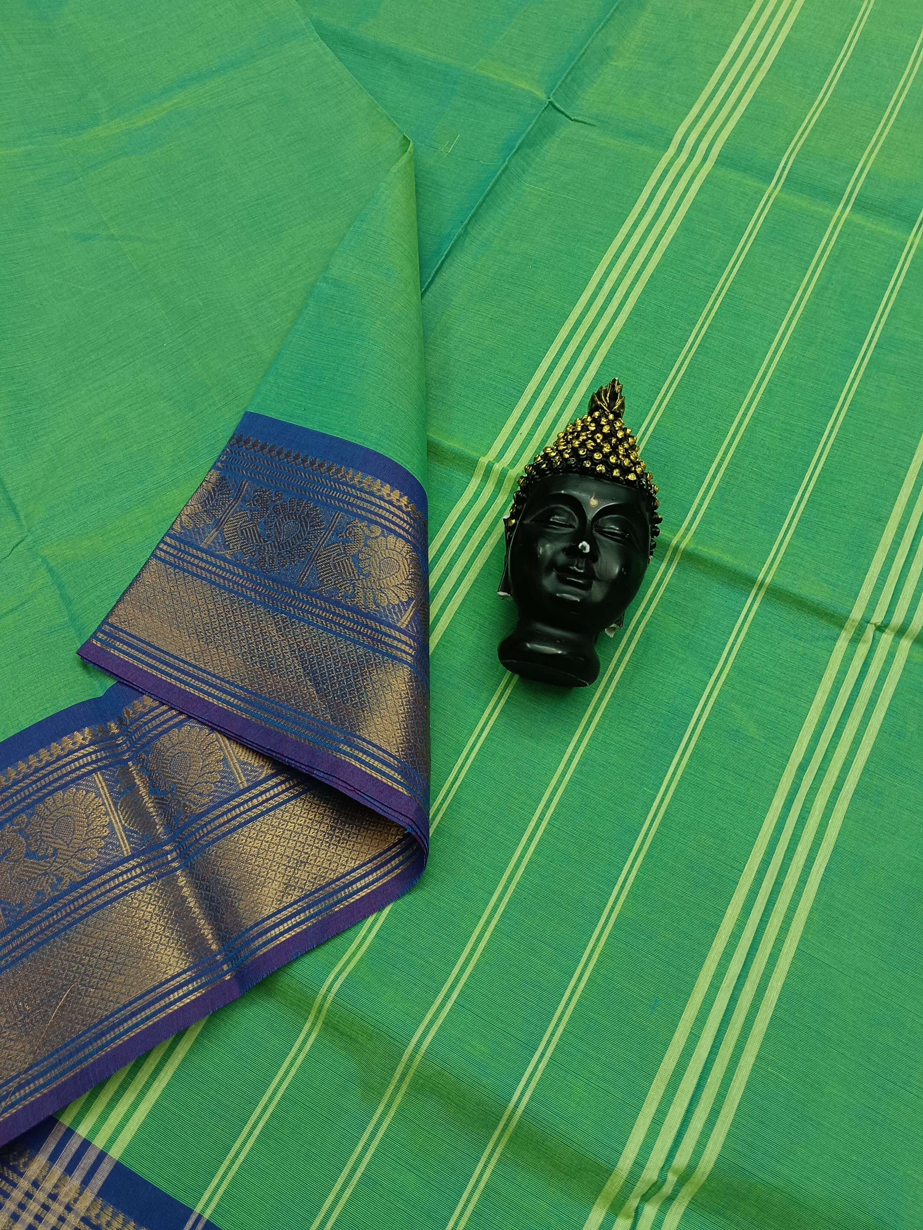 Kanchi Cotton - All Day Fusion -Aqua Blue - 23