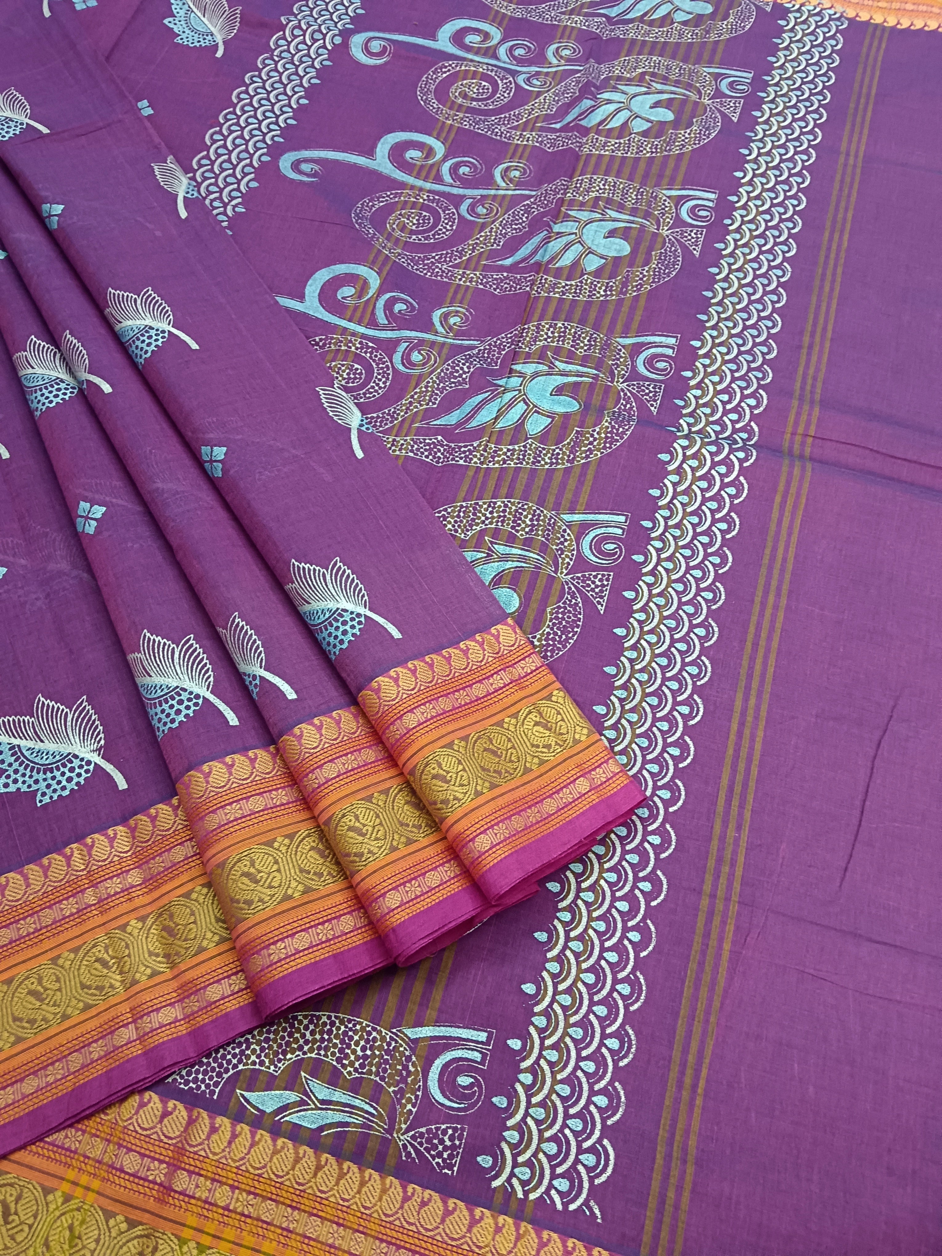 Chettinad Cotton -Light Violet-CPC06