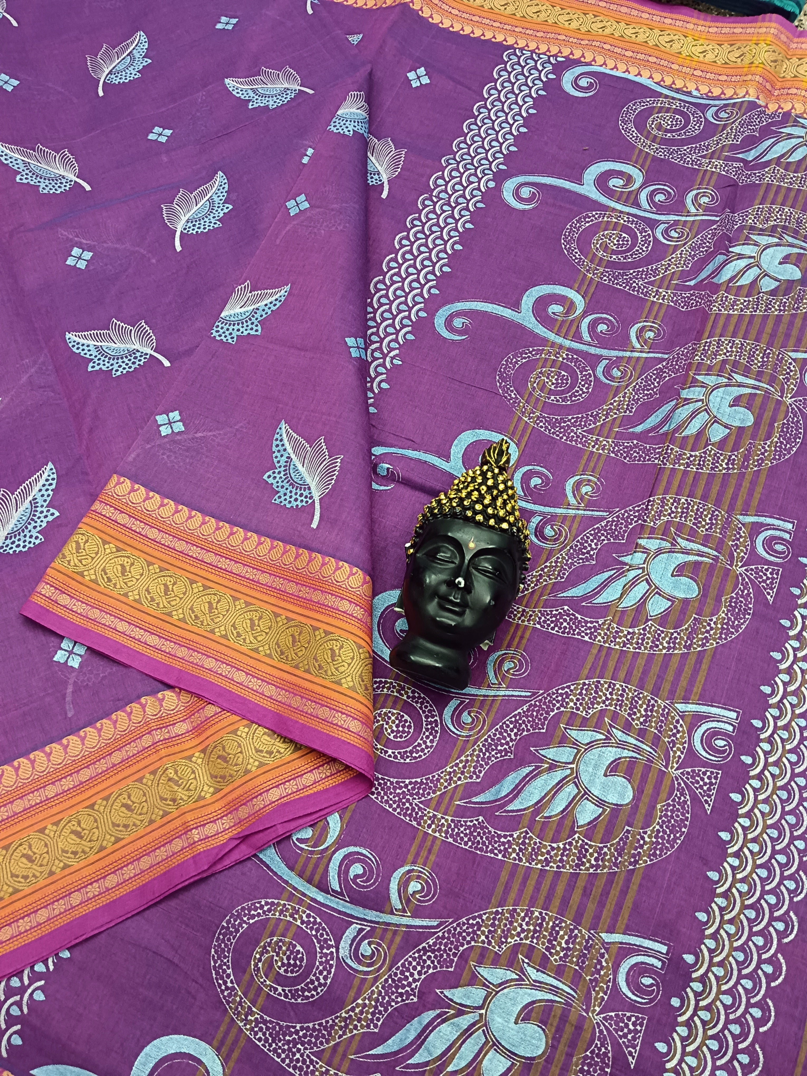 Chettinad Cotton -Light Violet-CPC06