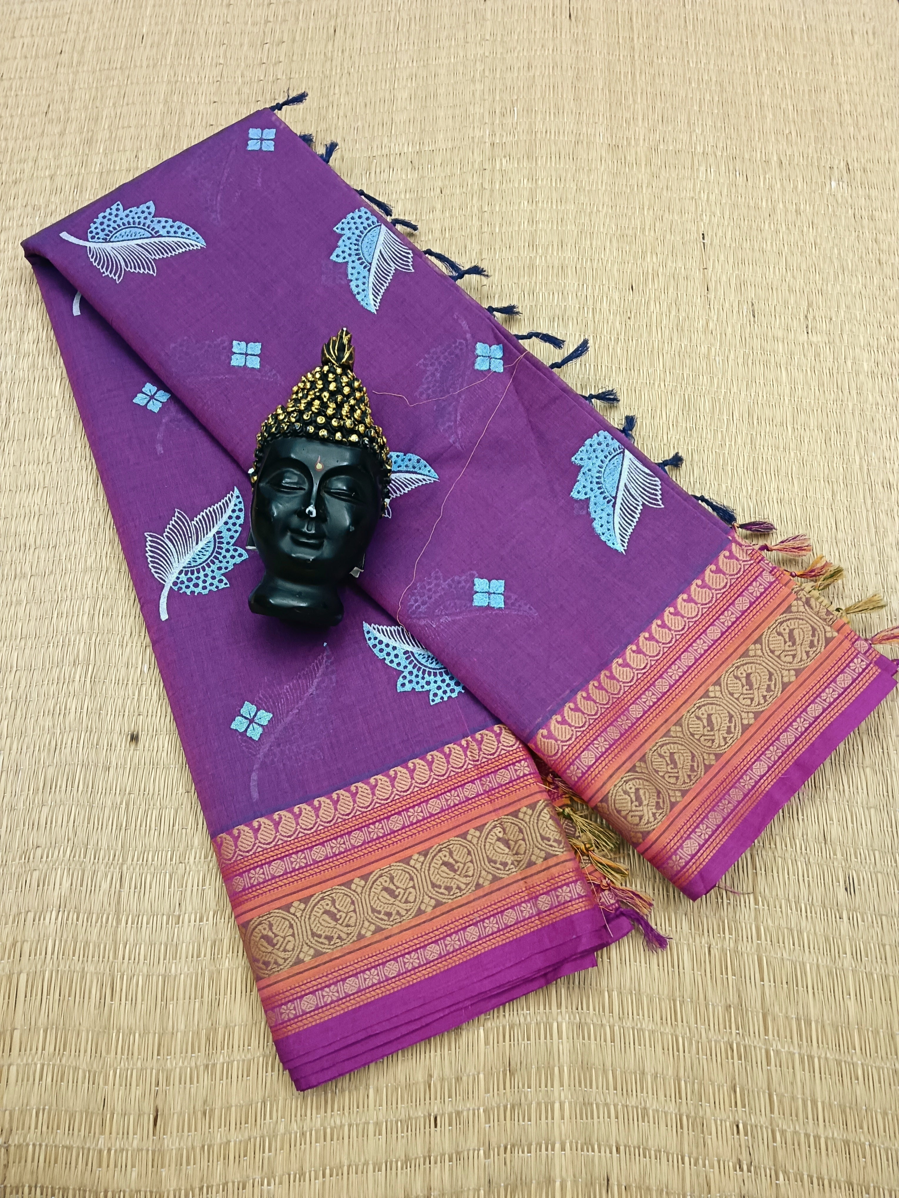 Chettinad Cotton -Light Violet-CPC06