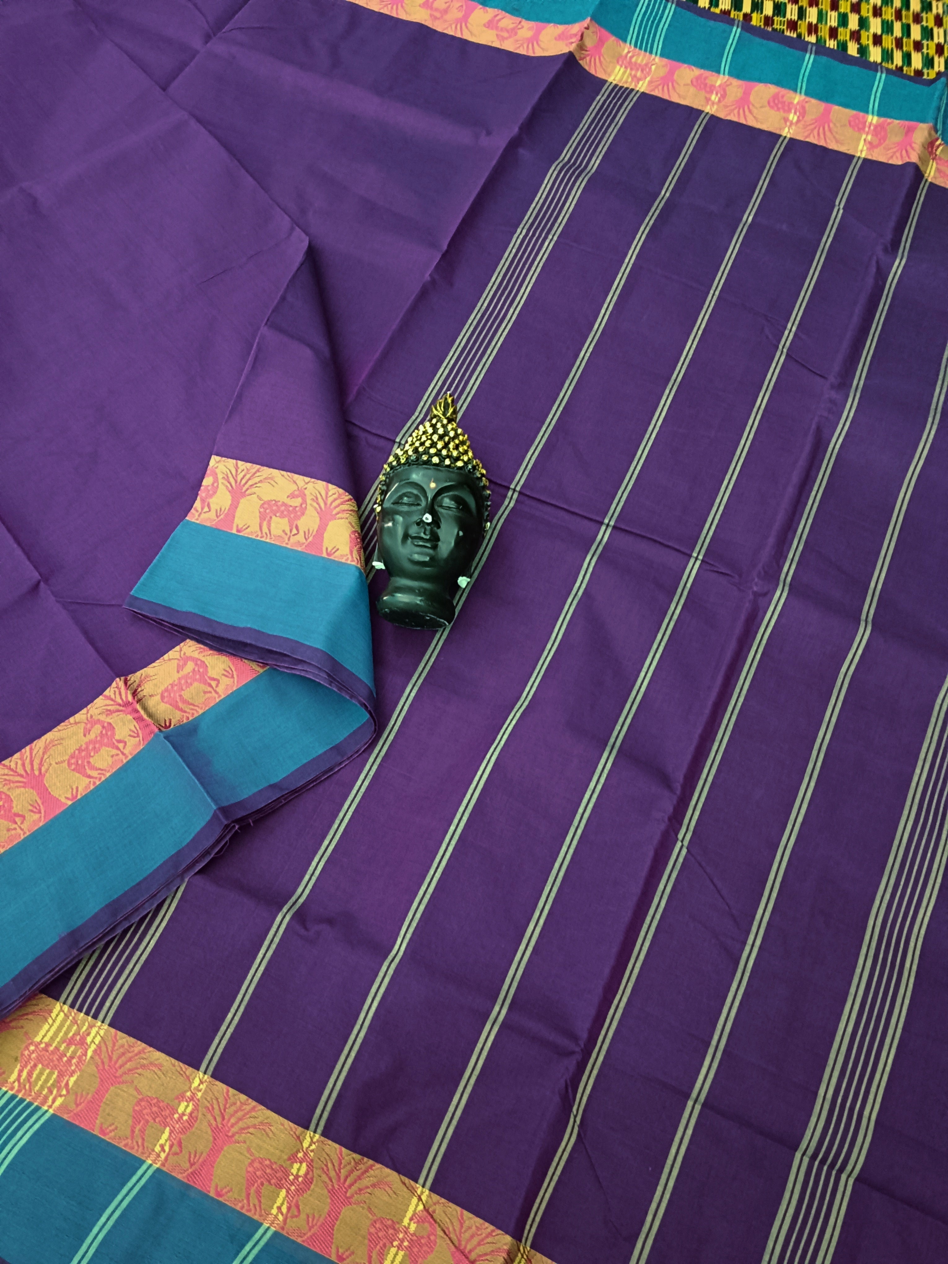 Chettinad Cotton Daily Wear - Violet - CDW02