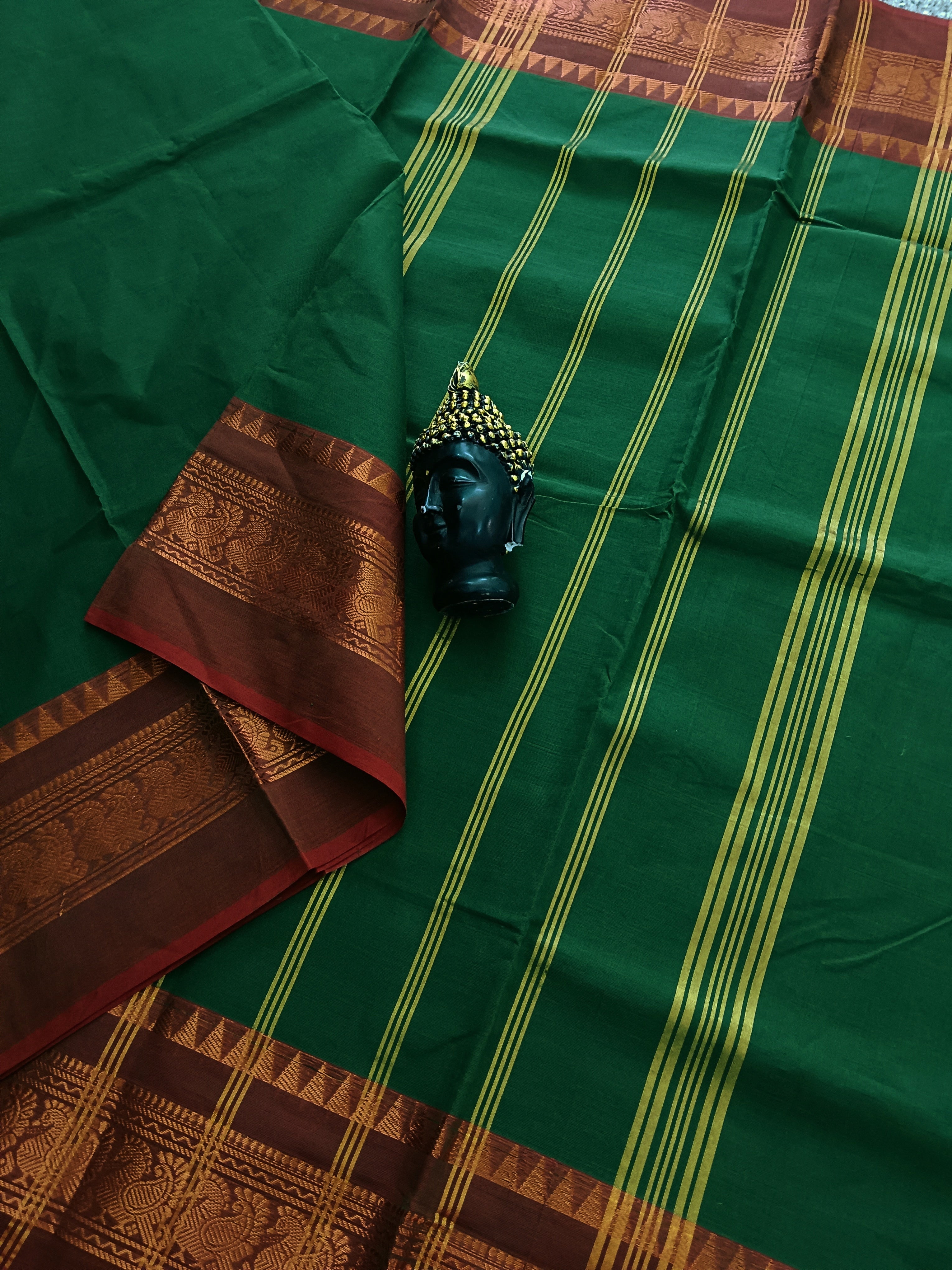 Kanchi Cotton - All Day Fusion - Dark Green - KCAF21
