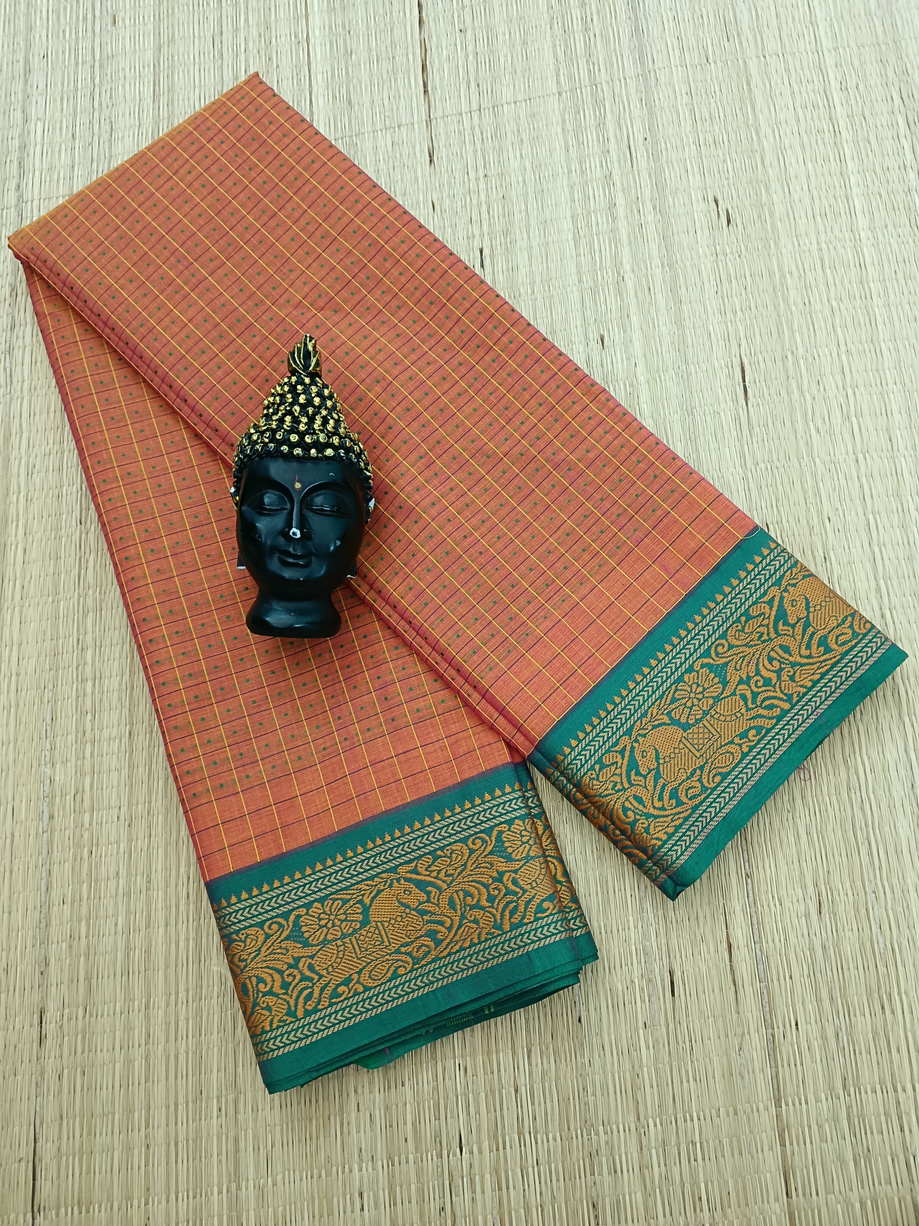 Kanchi Cotton - Festival Fusion -Yellow Mixed Pink Dual Tone KCFCB41
