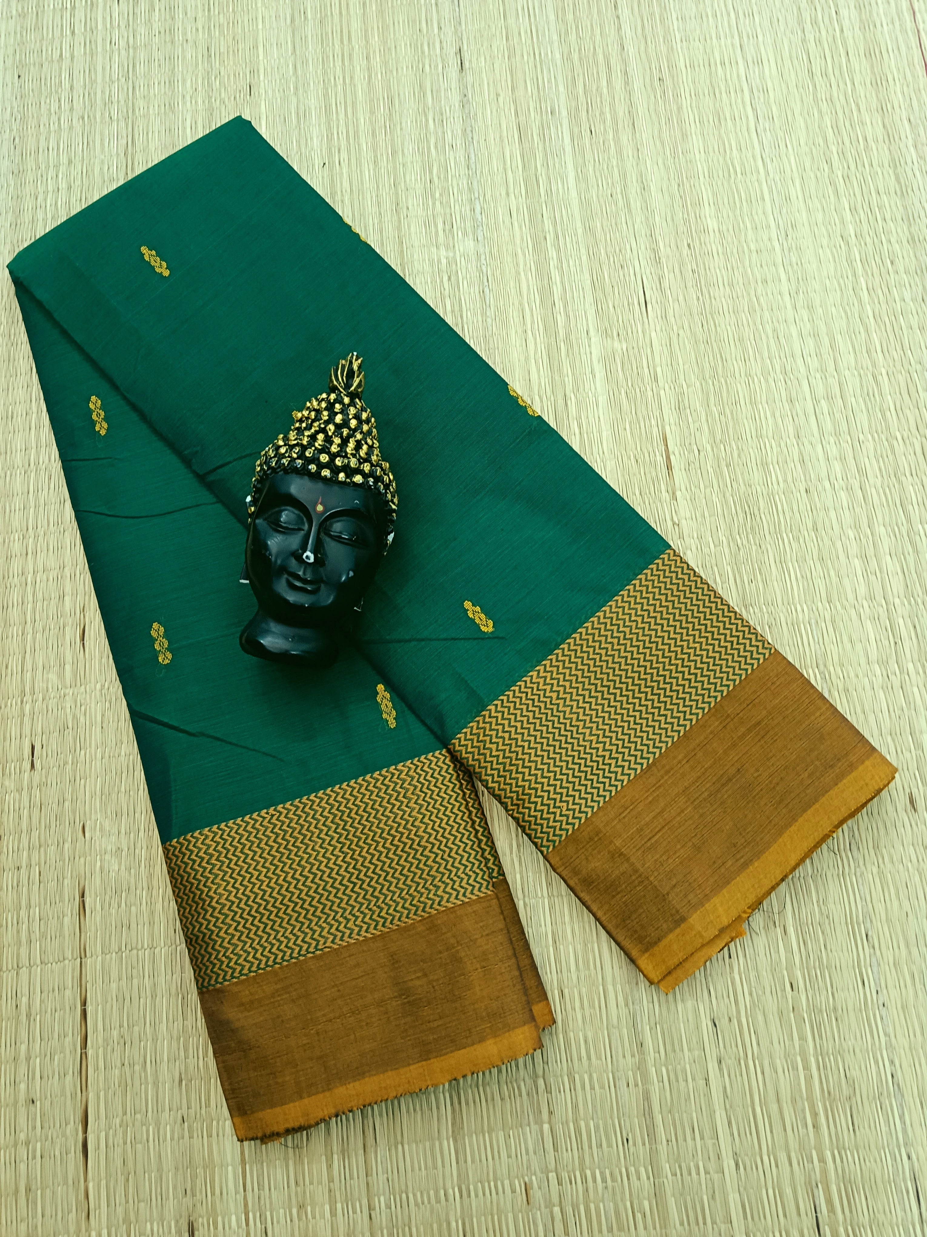 Chettinad Cotton - Office Wear -Green- CCOW52