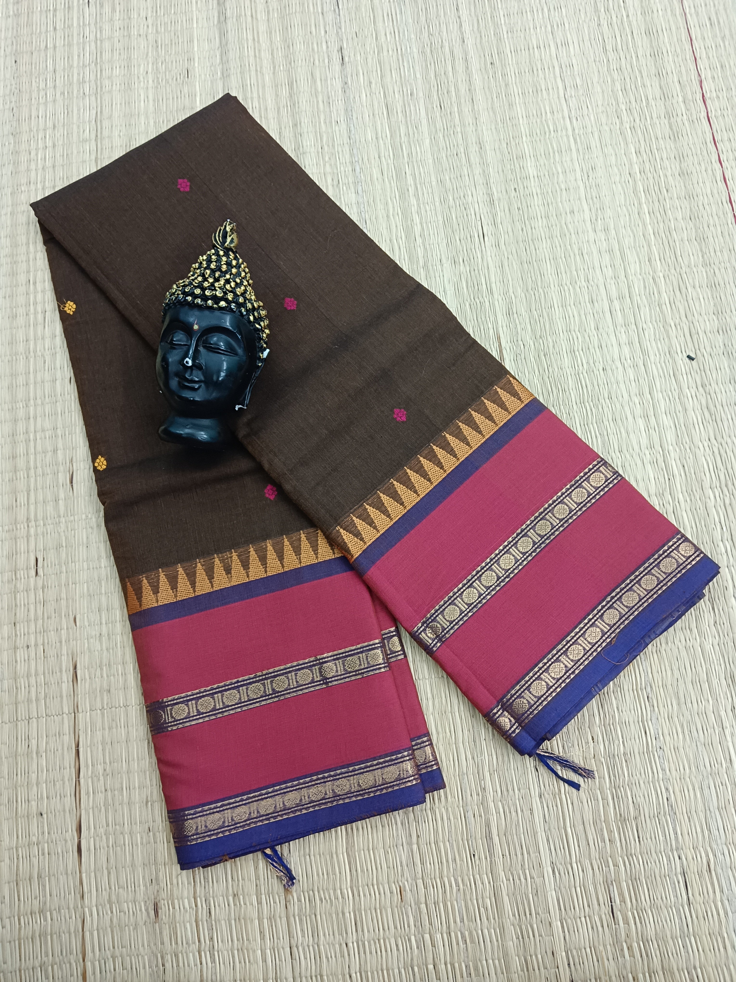 Kanchi Cotton - Festival Fusion - Dark Wood Brown- KCFB59