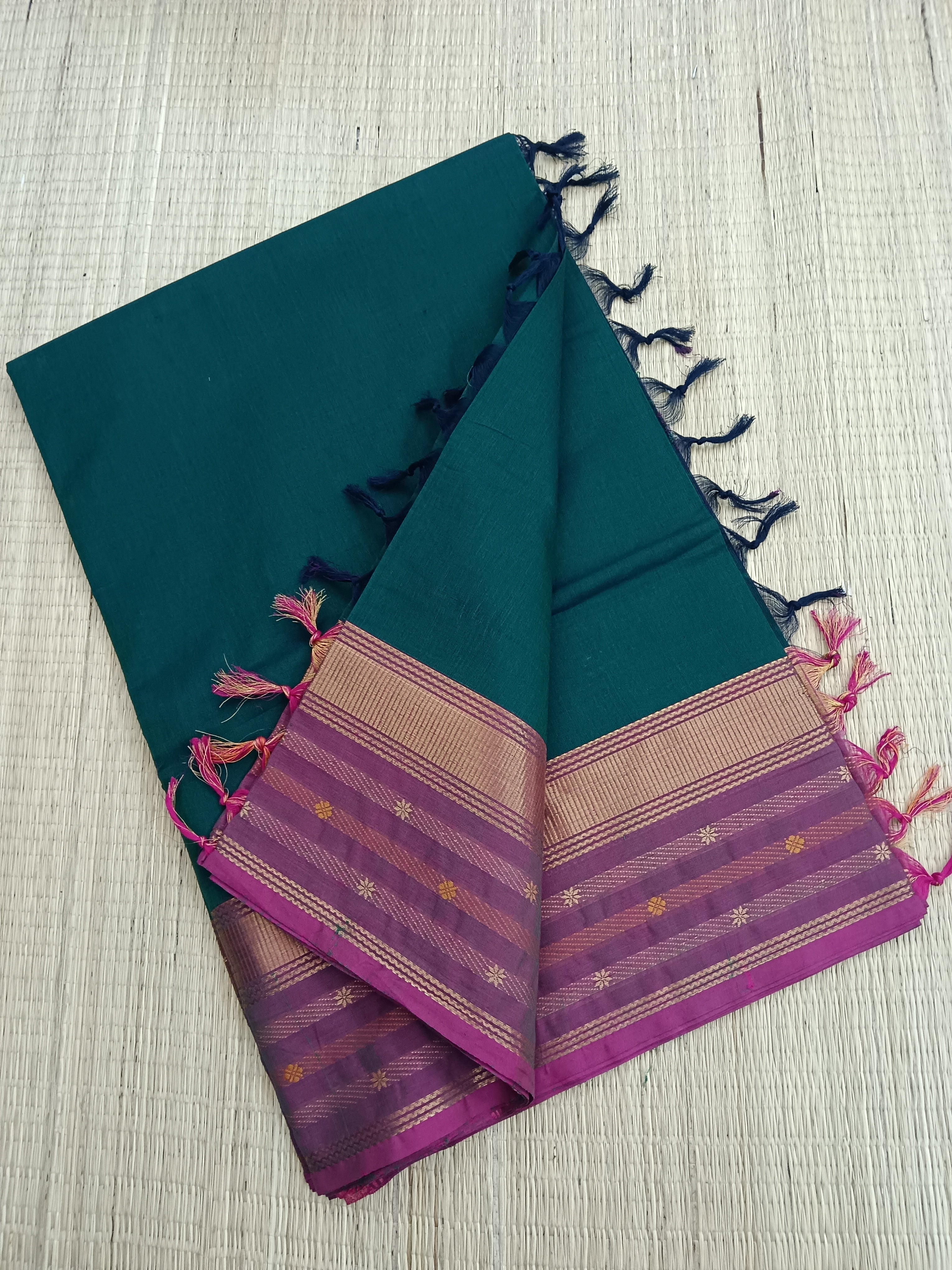 Kanchi Cotton - Festival Fusion -Dark Green- KCFP71