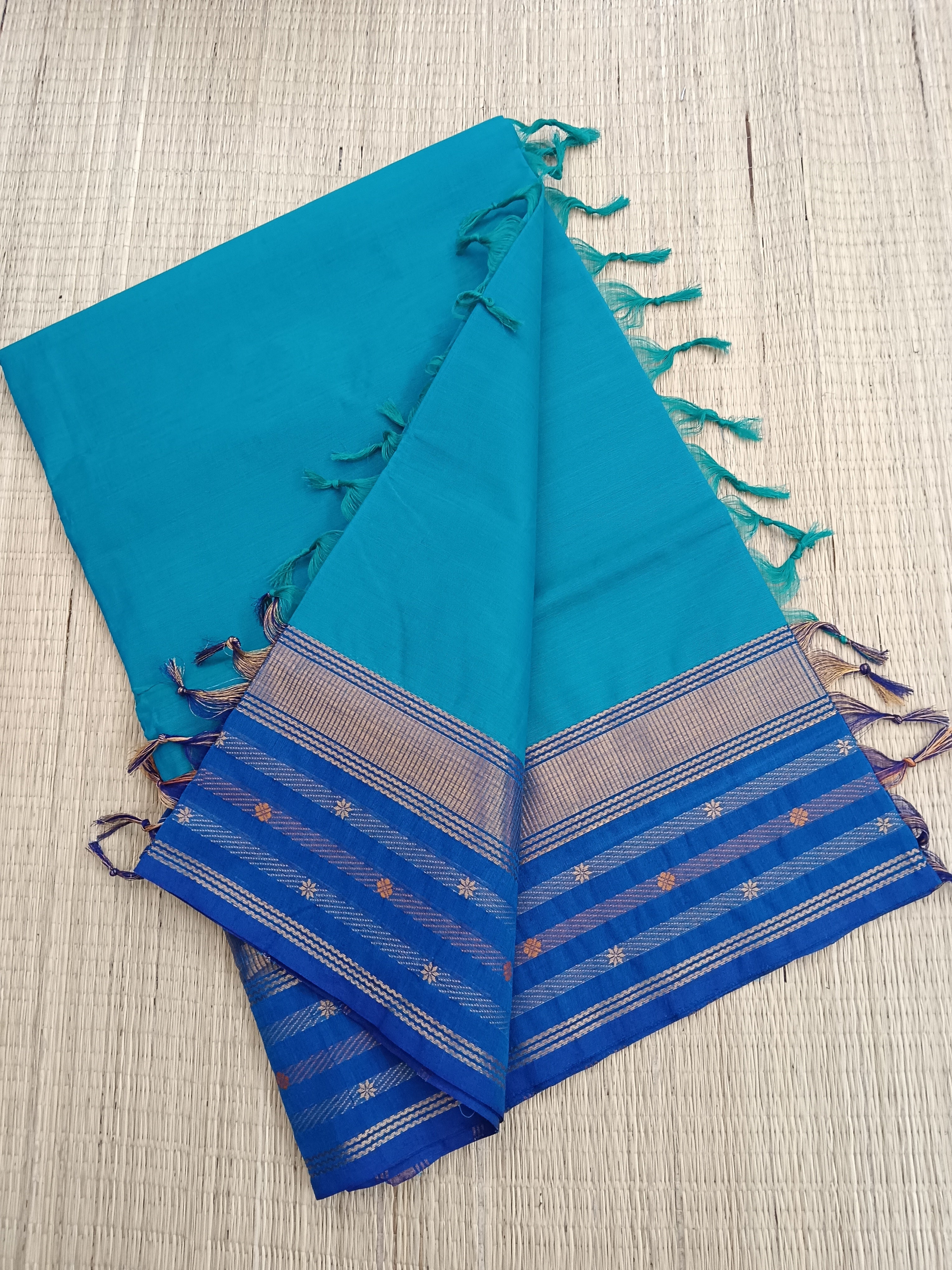 Kanchi Cotton - Festival Fusion -Rama blue- KCFP68