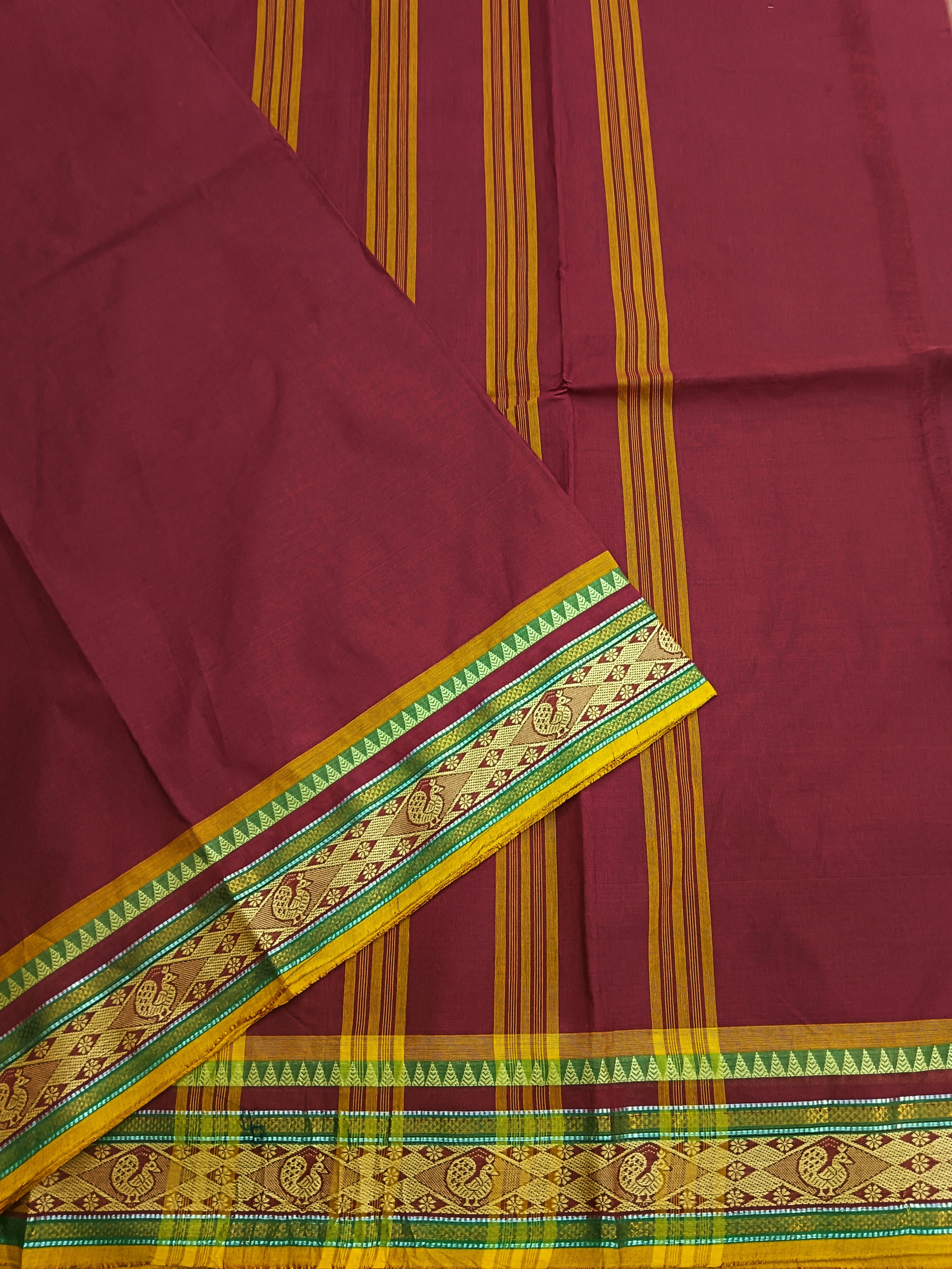 Chettinad Cotton -Daily Wear -Maroonish Red- CDW65