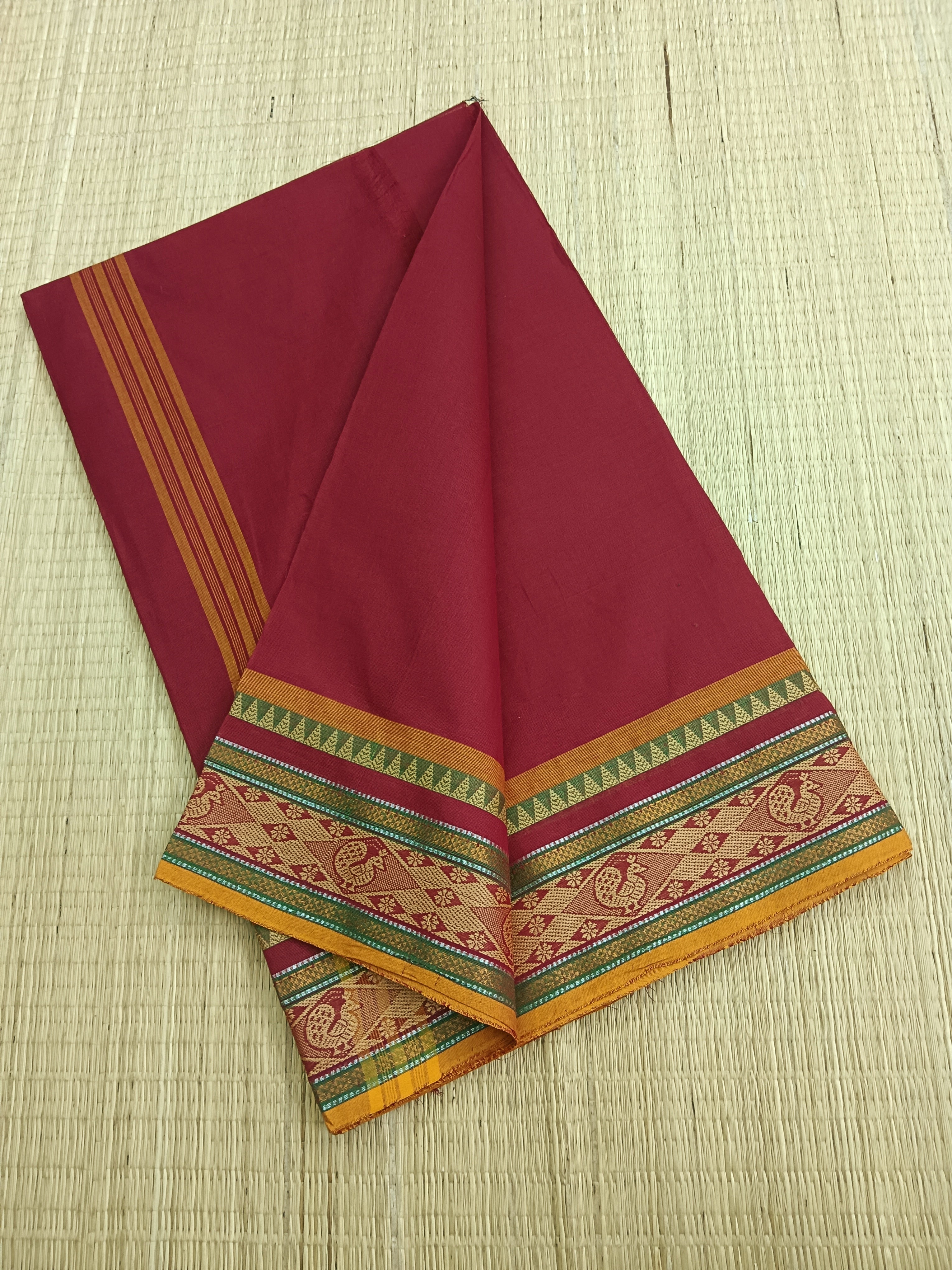 Chettinad Cotton -Daily Wear -Maroonish Red- CDW65