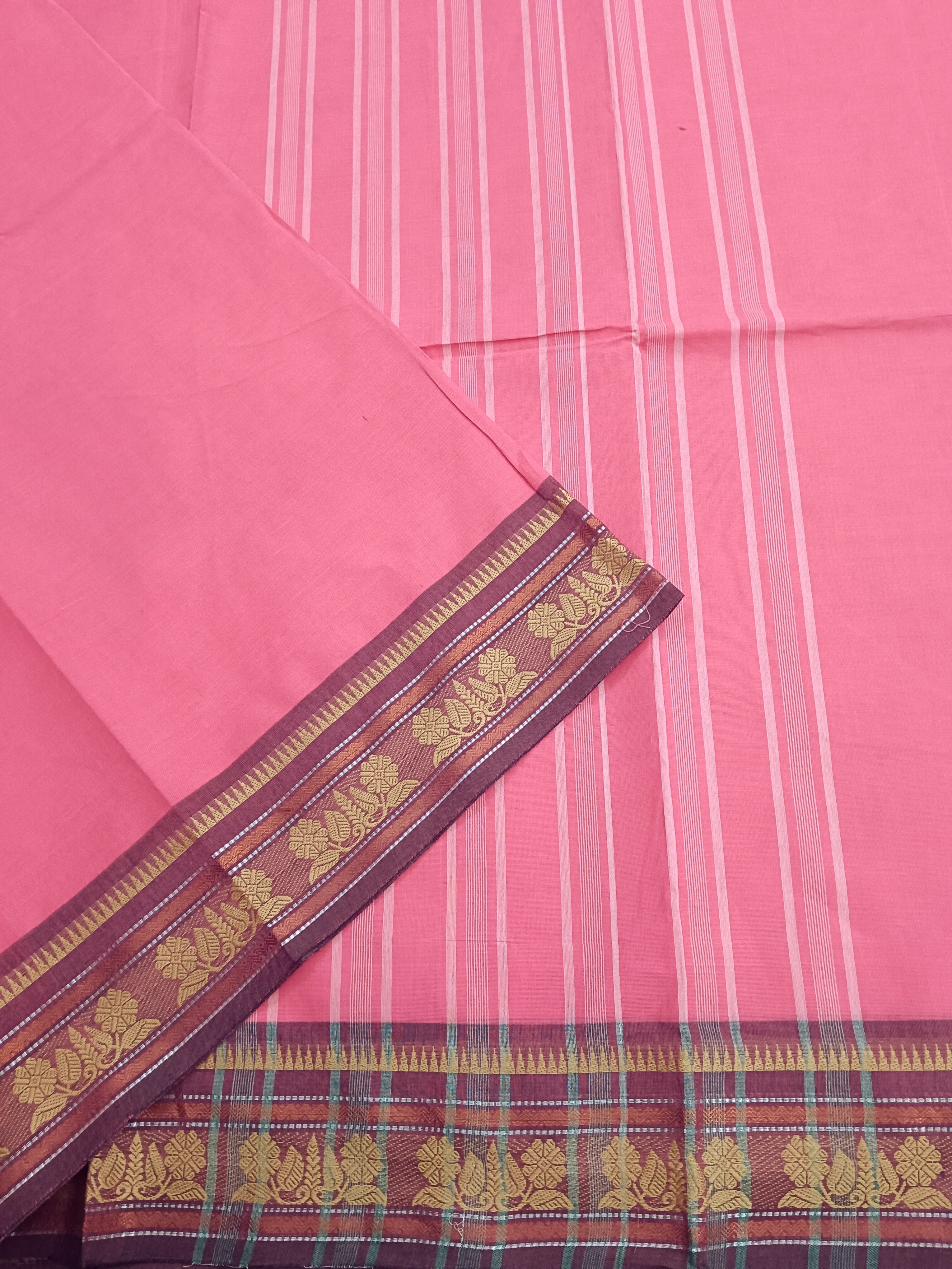 Chettinad Cotton -Daily Wear -Peach - CDW64
