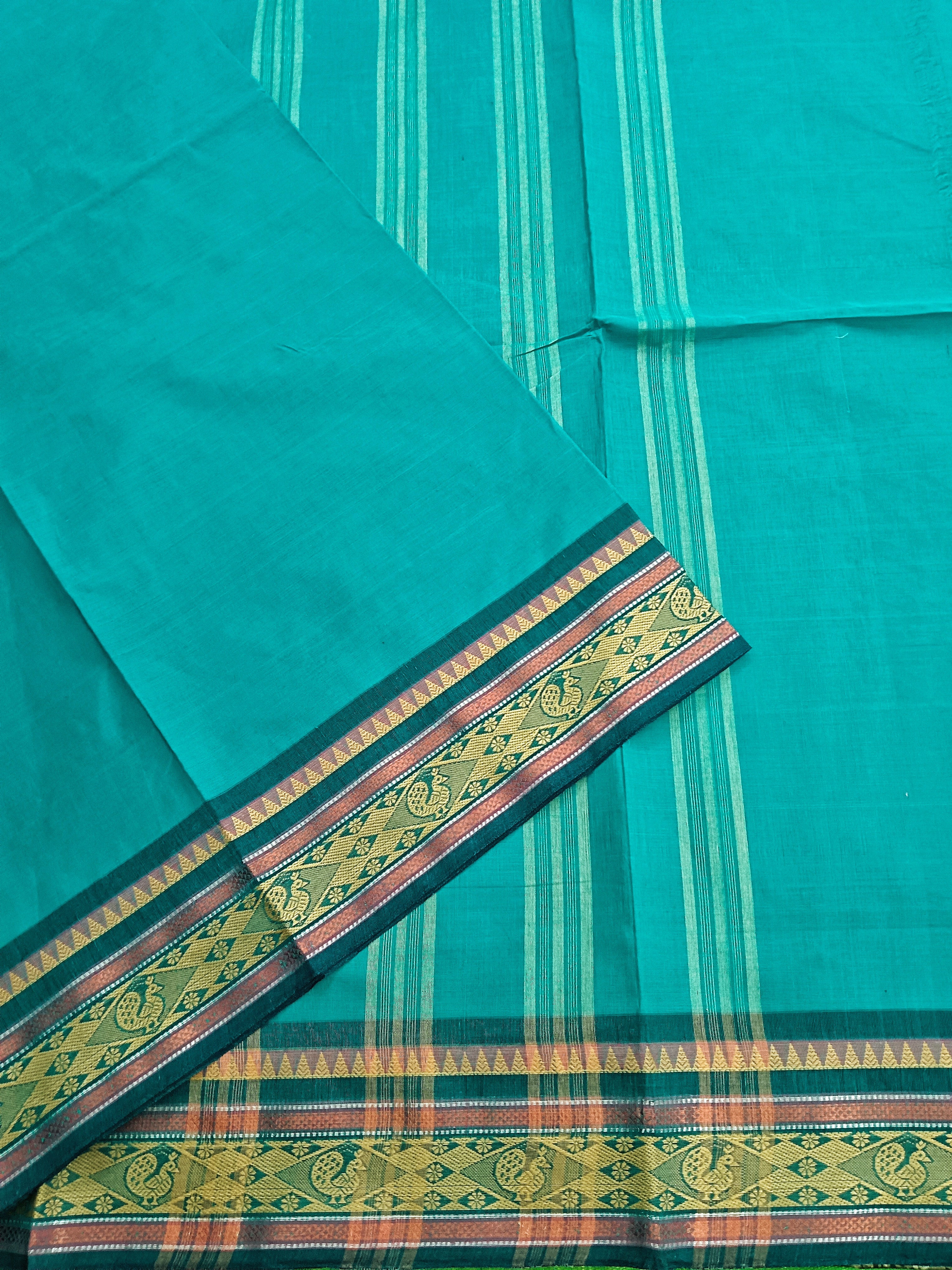 Chettinad Cotton -Daily Wear -Rama Green- CDW58