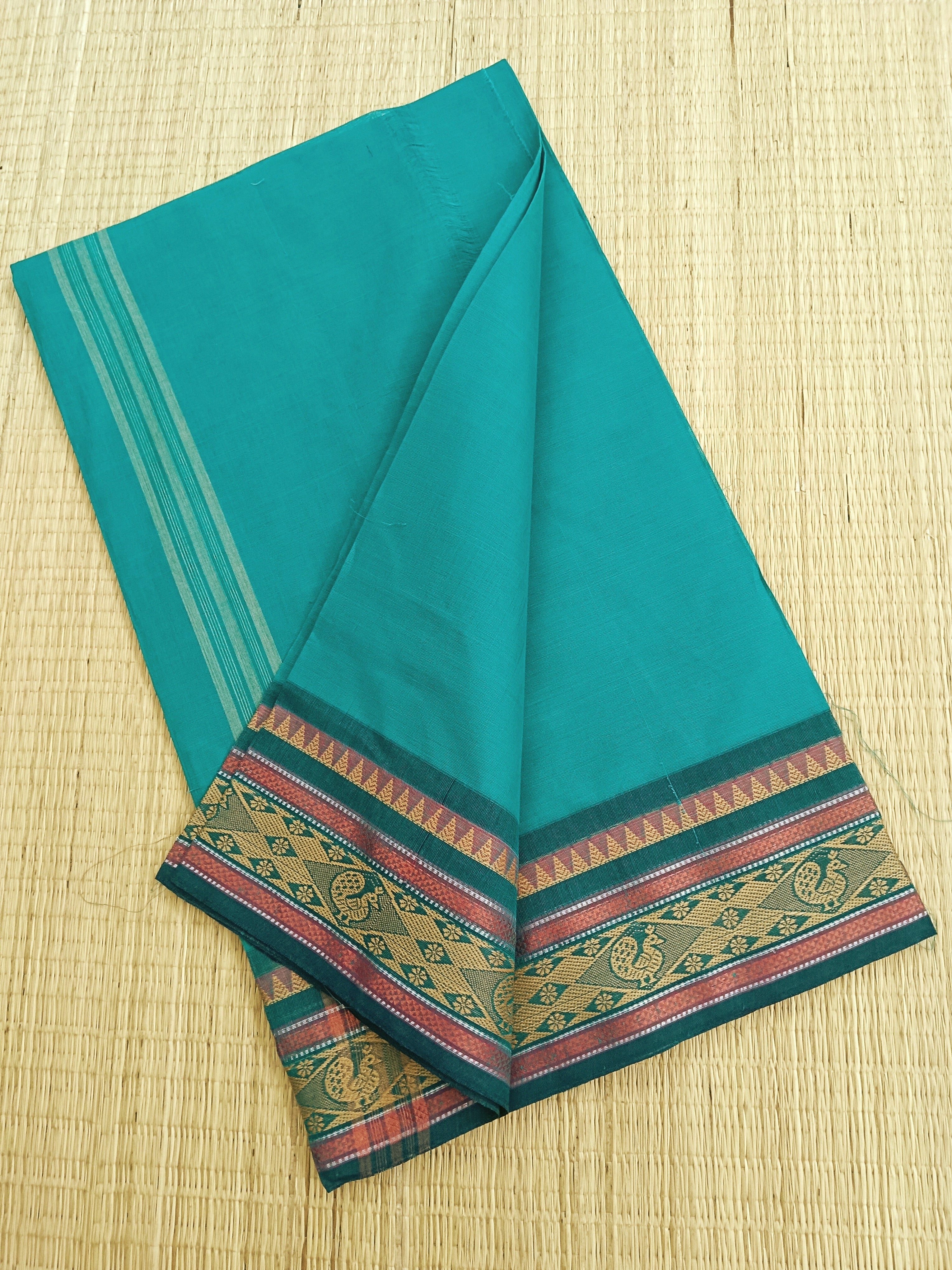 Chettinad Cotton -Daily Wear -Rama Green- CDW58
