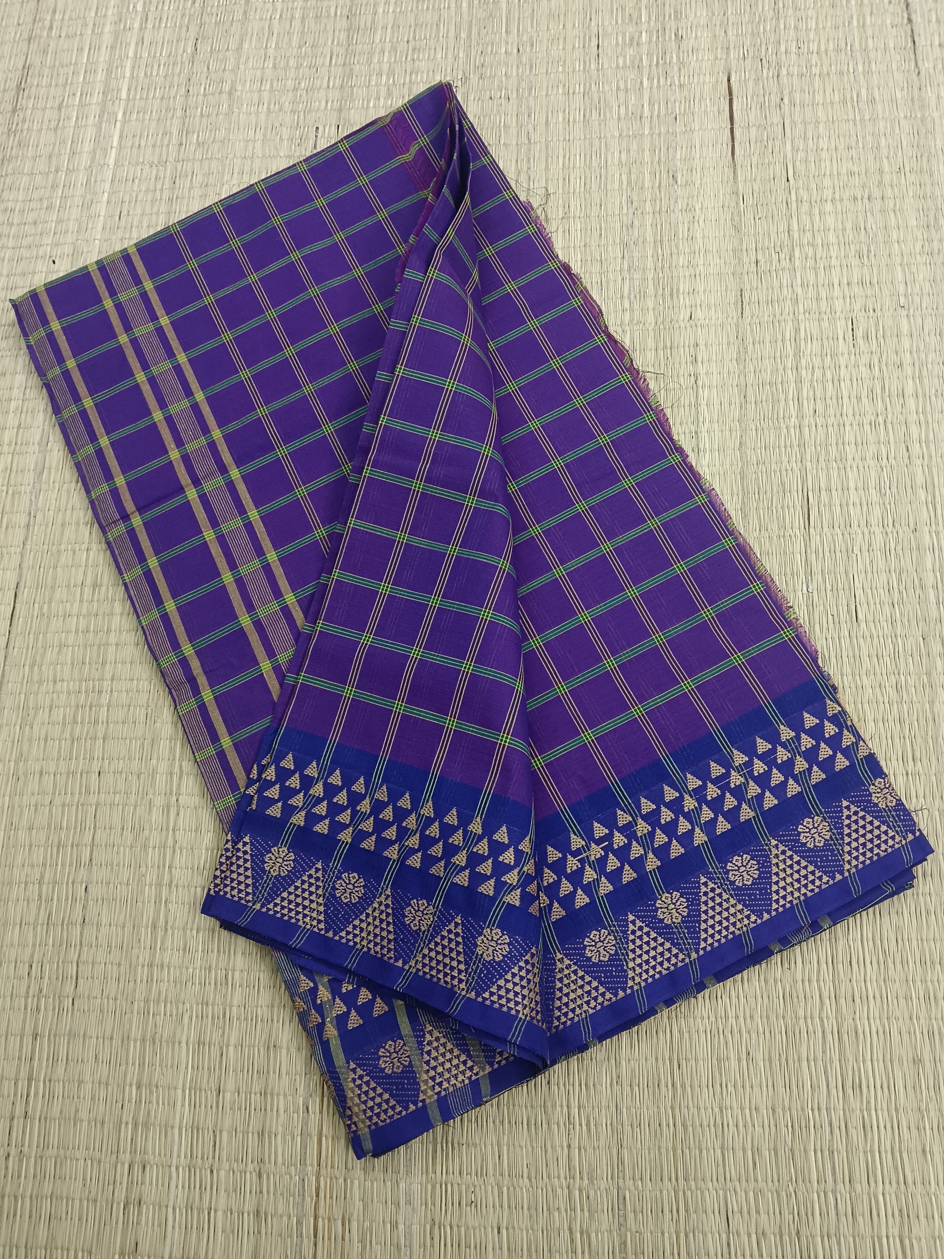 Kandangi Checks -Purple -KC17