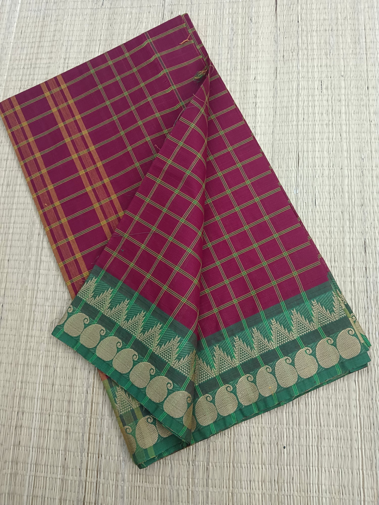 Kandangi Checks -Maroonish Red-KC18