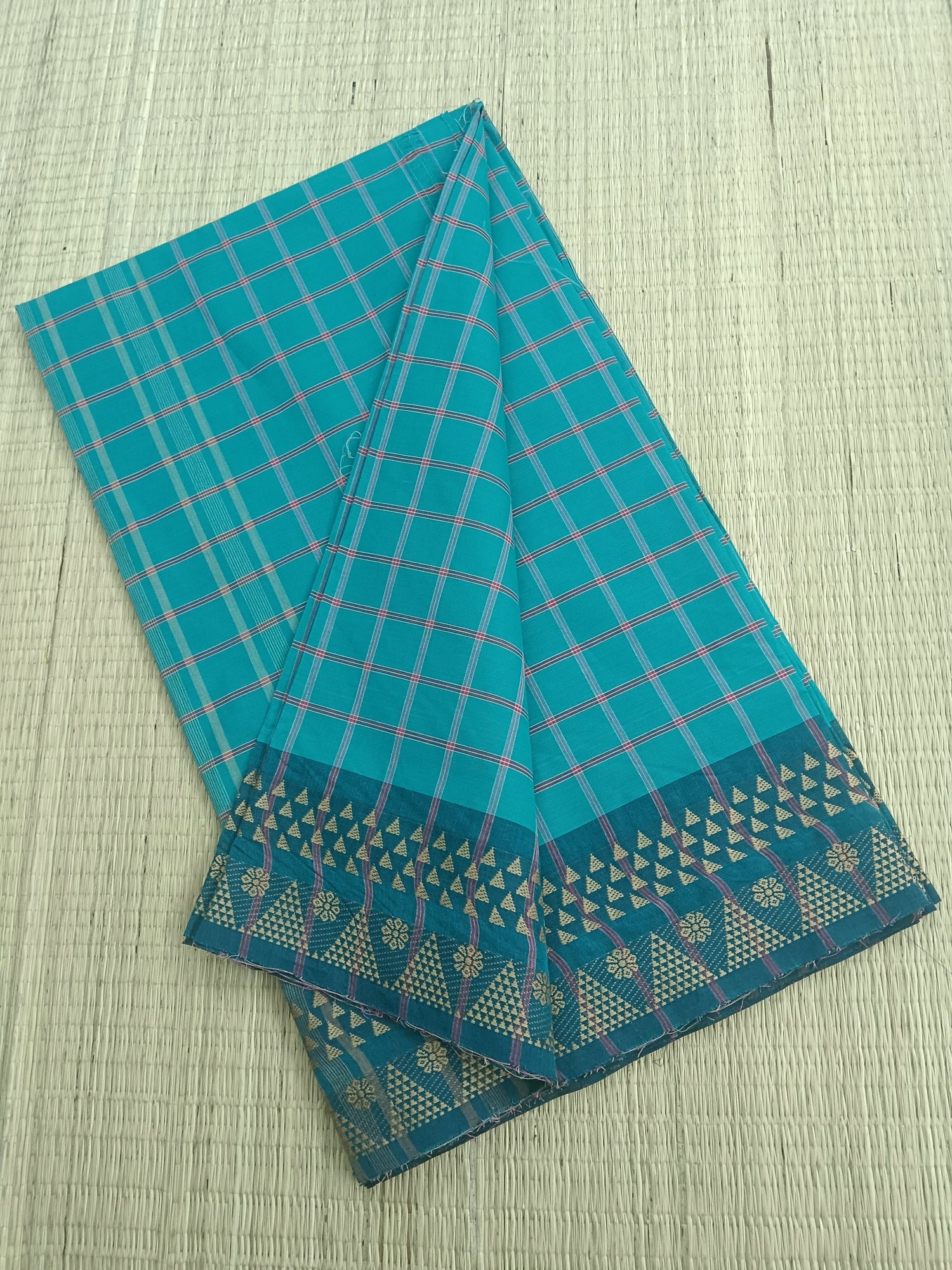 Kandangi Checks -Rama blue-KC25