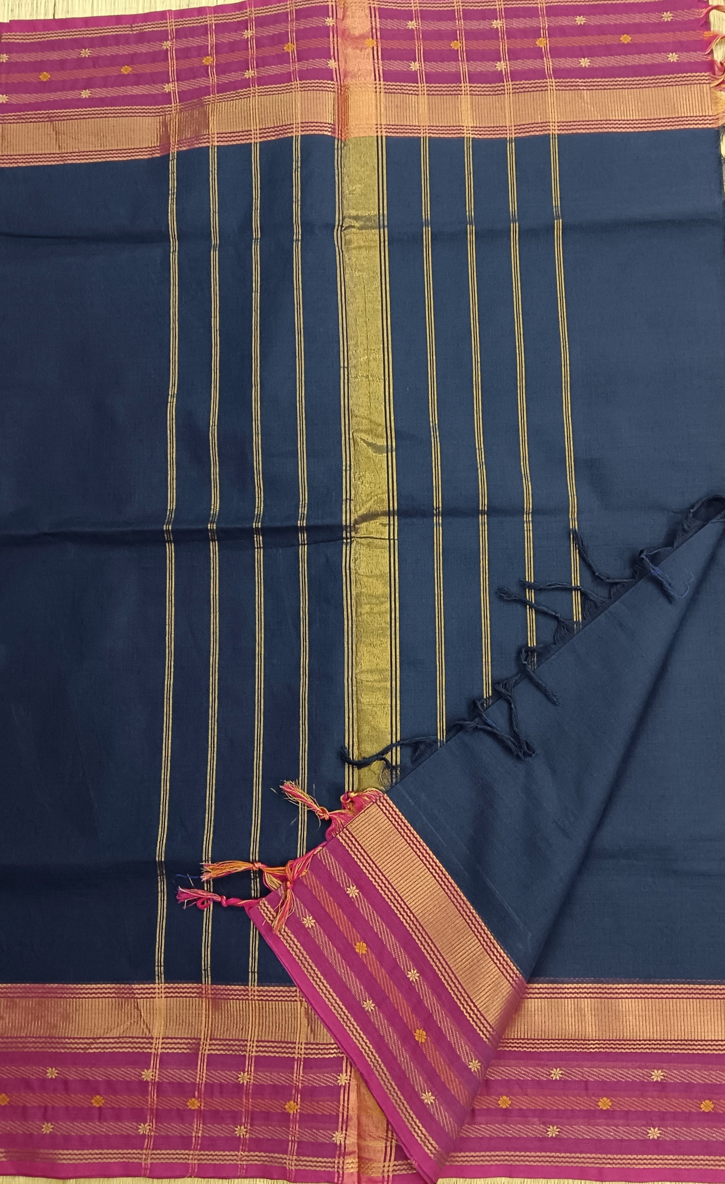 Kanchi Cotton - Festival Fusion -Navy blue- KCFP67