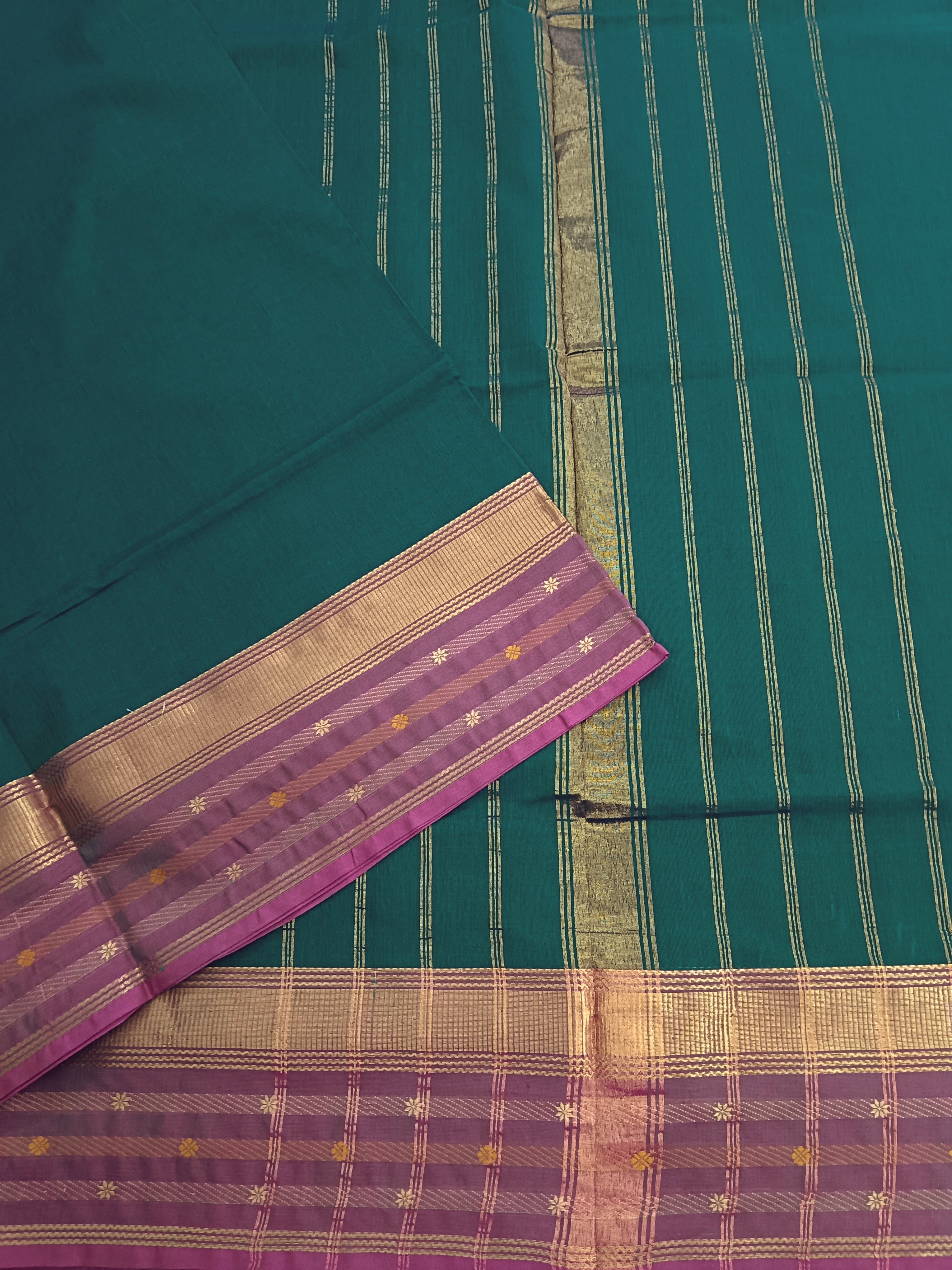 Kanchi Cotton - Festival Fusion -Dark Green- KCFP71
