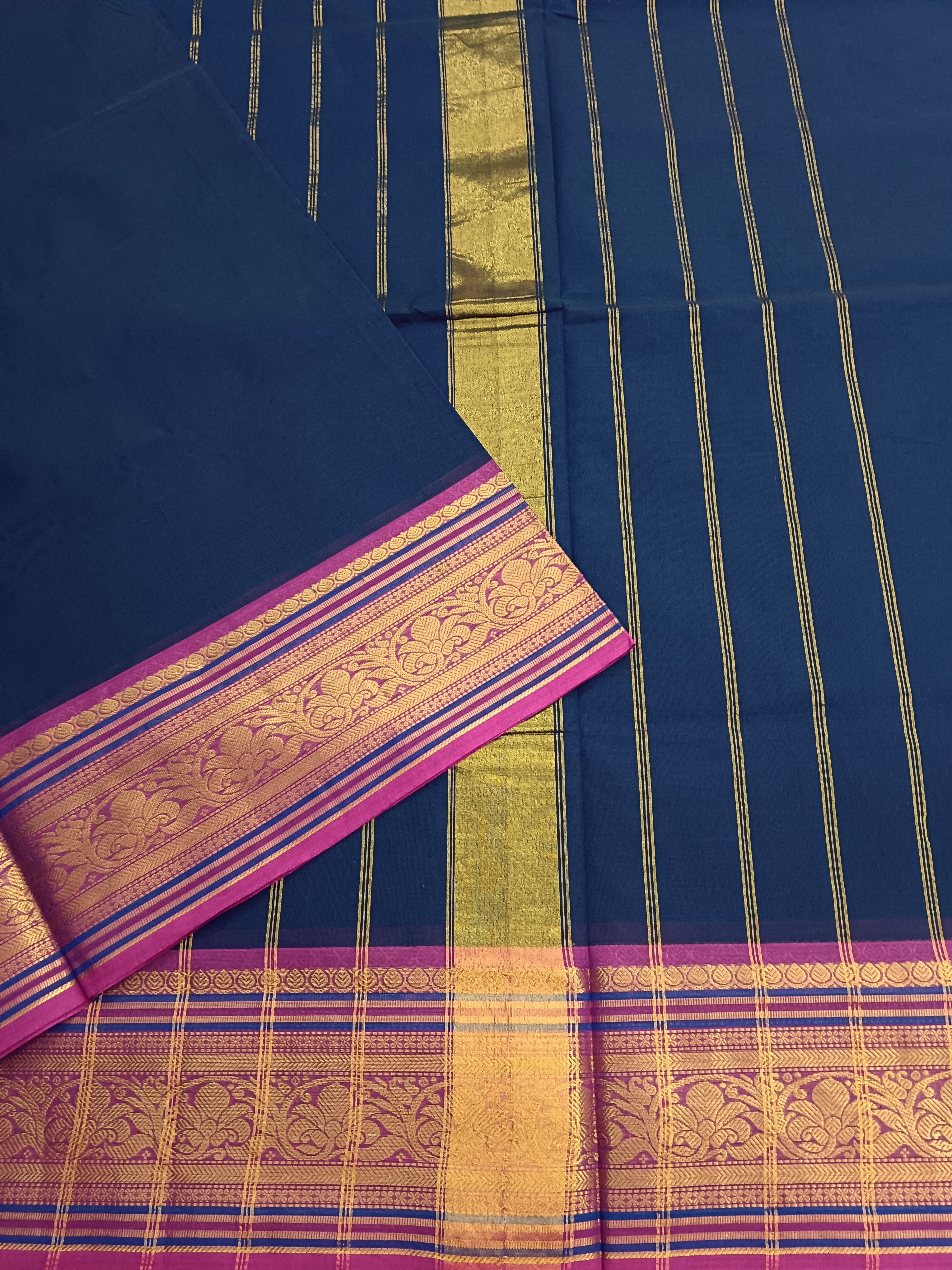 Kanchi Cotton - Festival Fusion - Ink blue- KCFP75