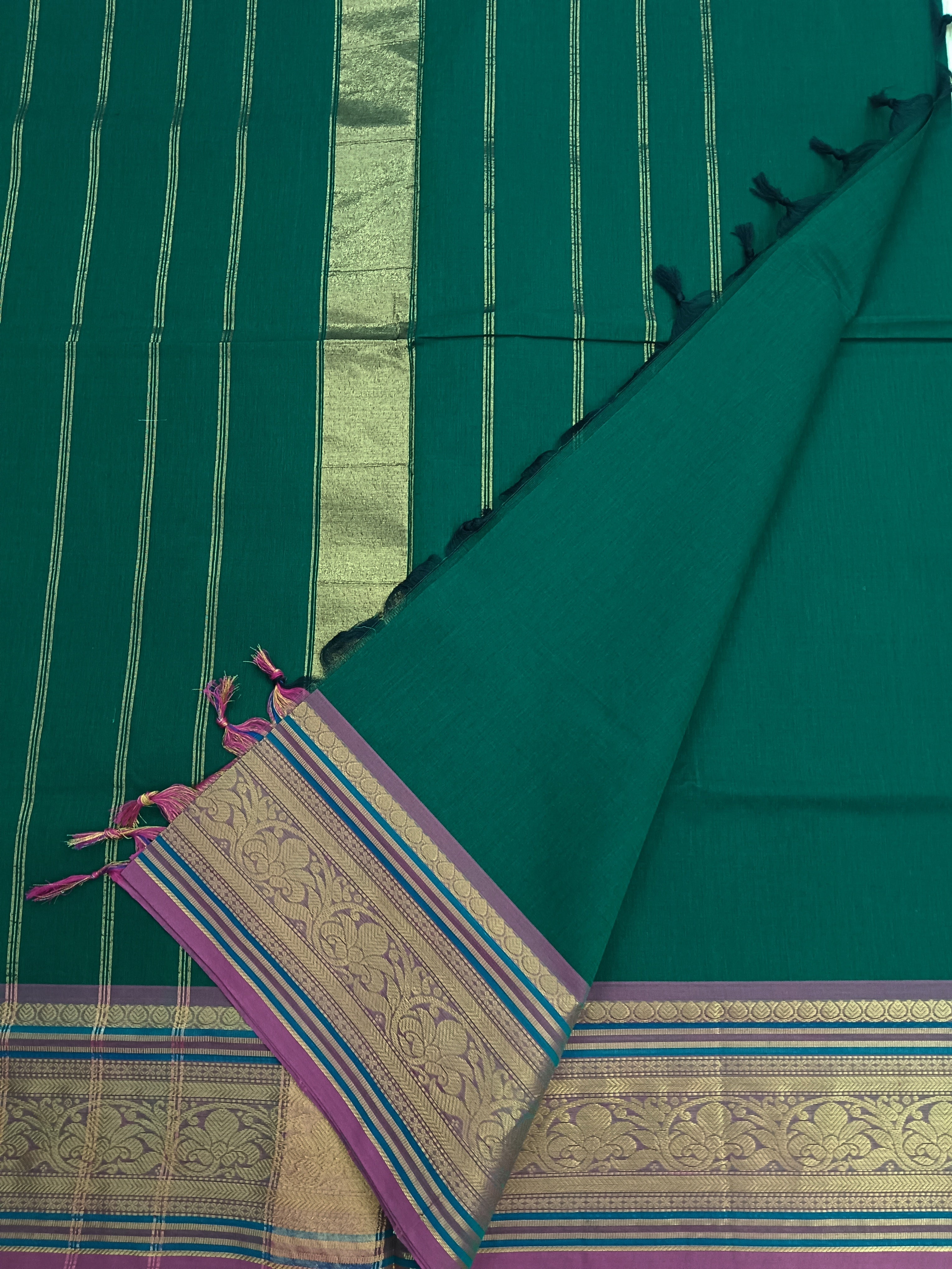 Kanchi Cotton - Festival Fusion -Dark Green- KCFP72