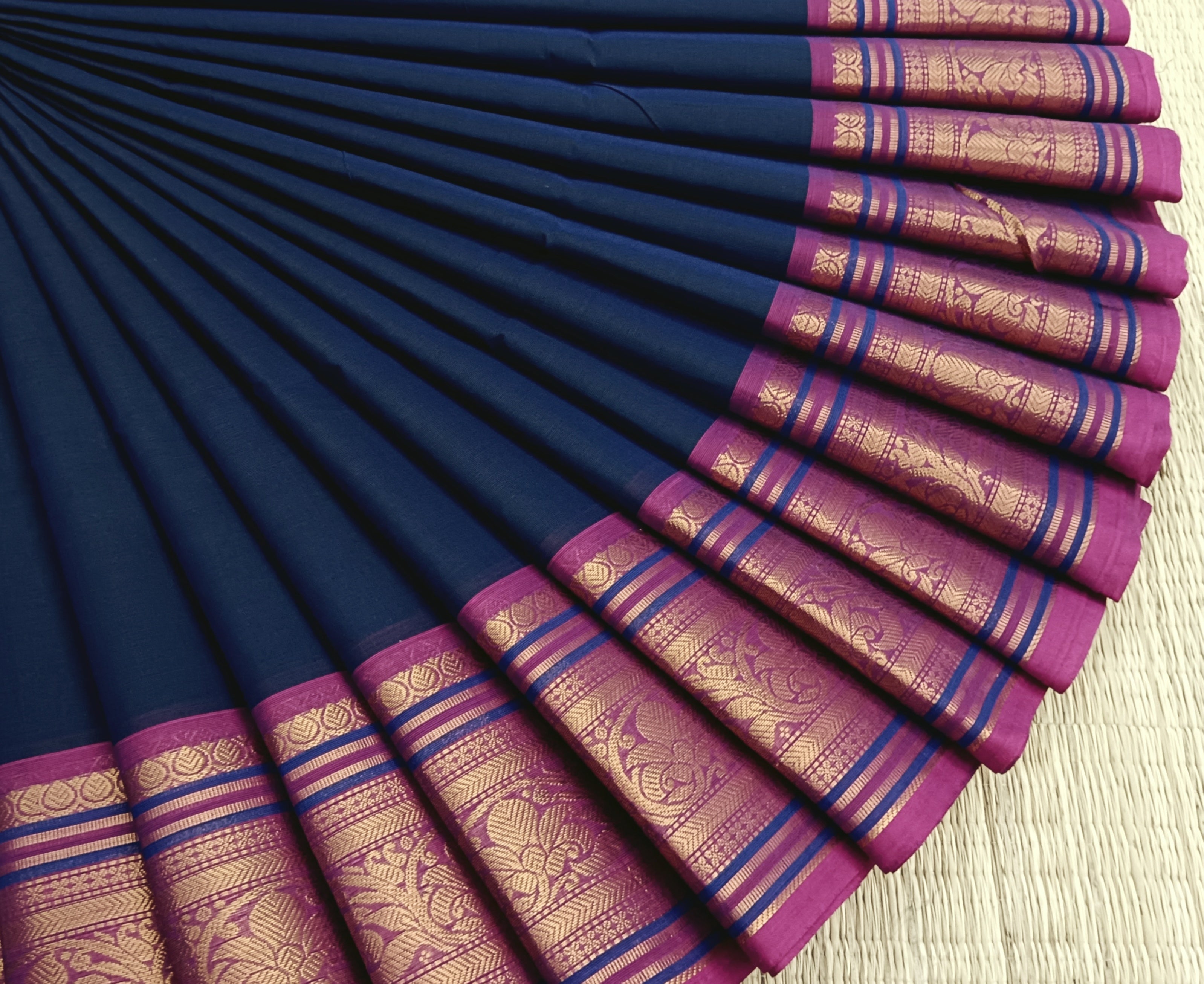 Kanchi Cotton - Festival Fusion - Ink blue- KCFP75