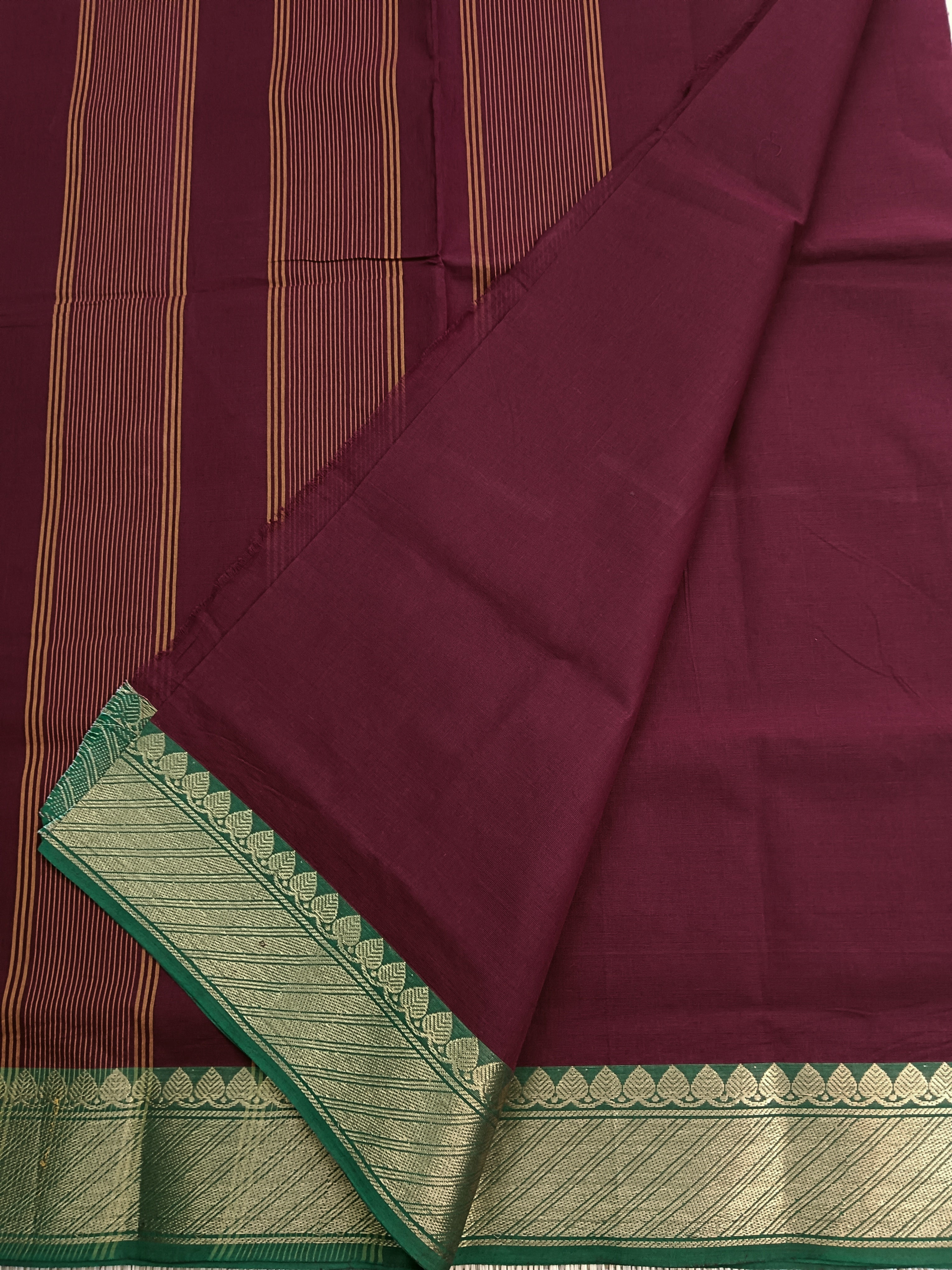 Kanchi Cotton - All Day Fusion -Maroon- KCAF37