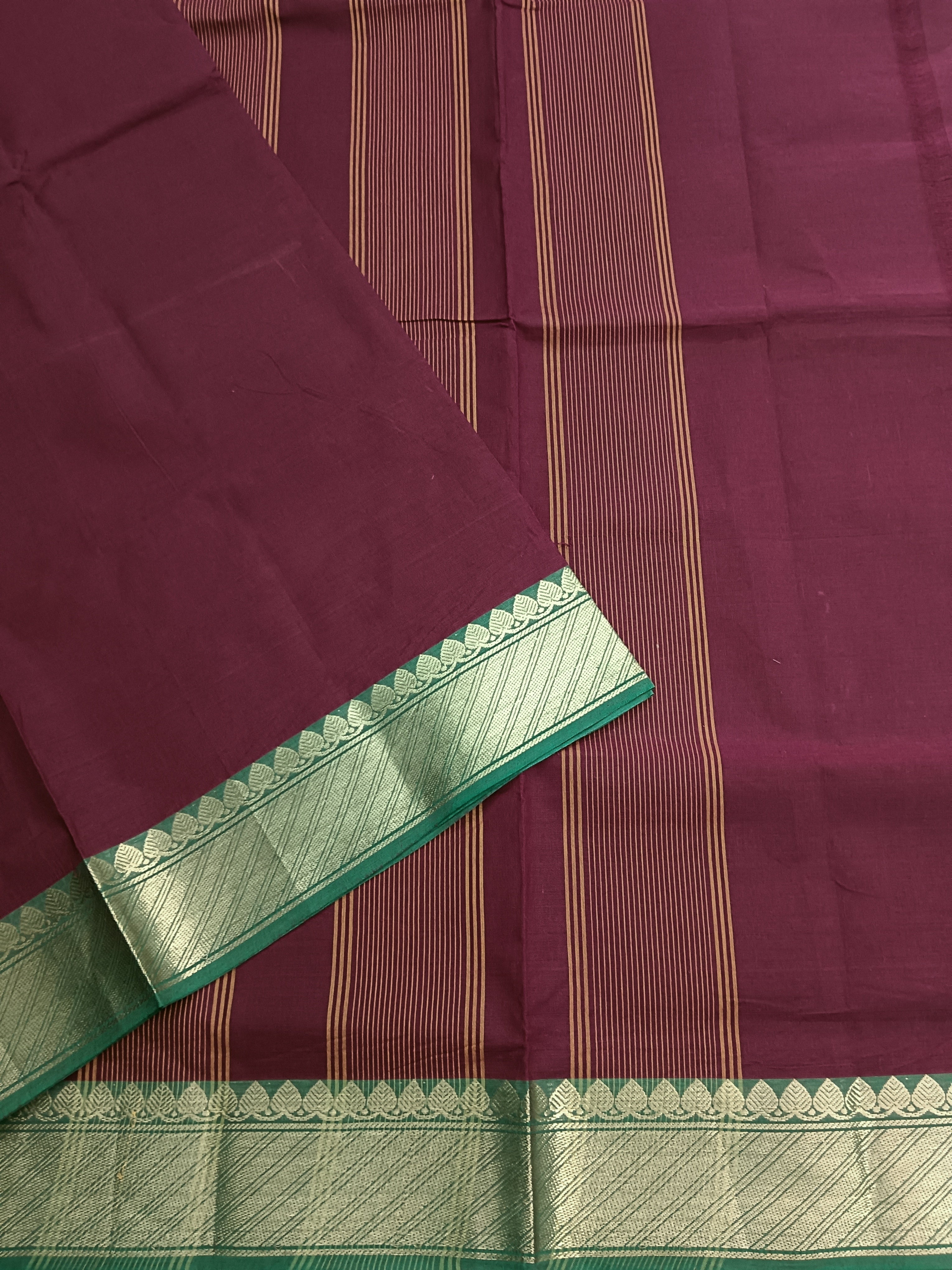 Kanchi Cotton - All Day Fusion -Maroon- KCAF37