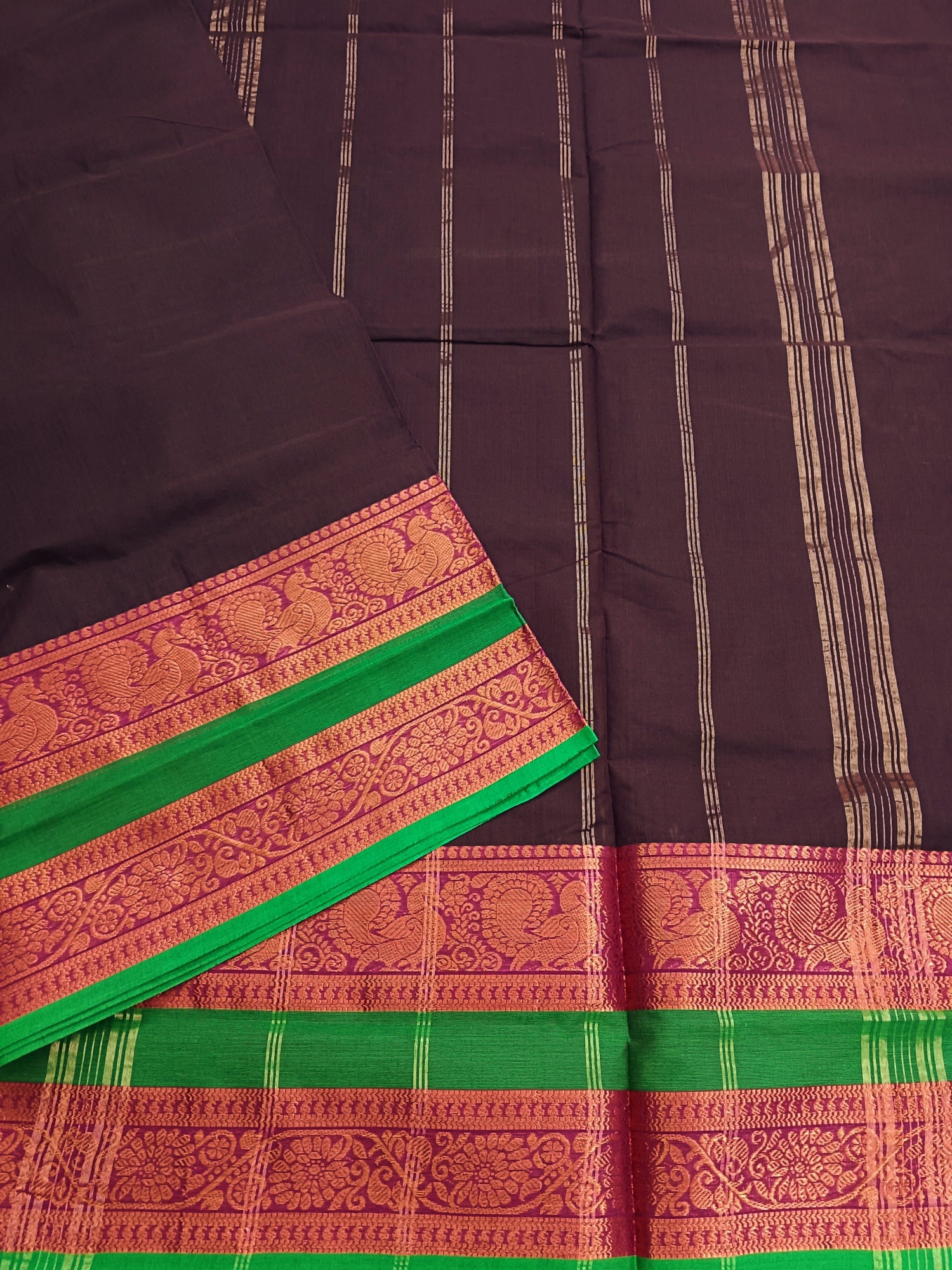 Kanchi Cotton - Festival Fusion -Brown- KCFP88