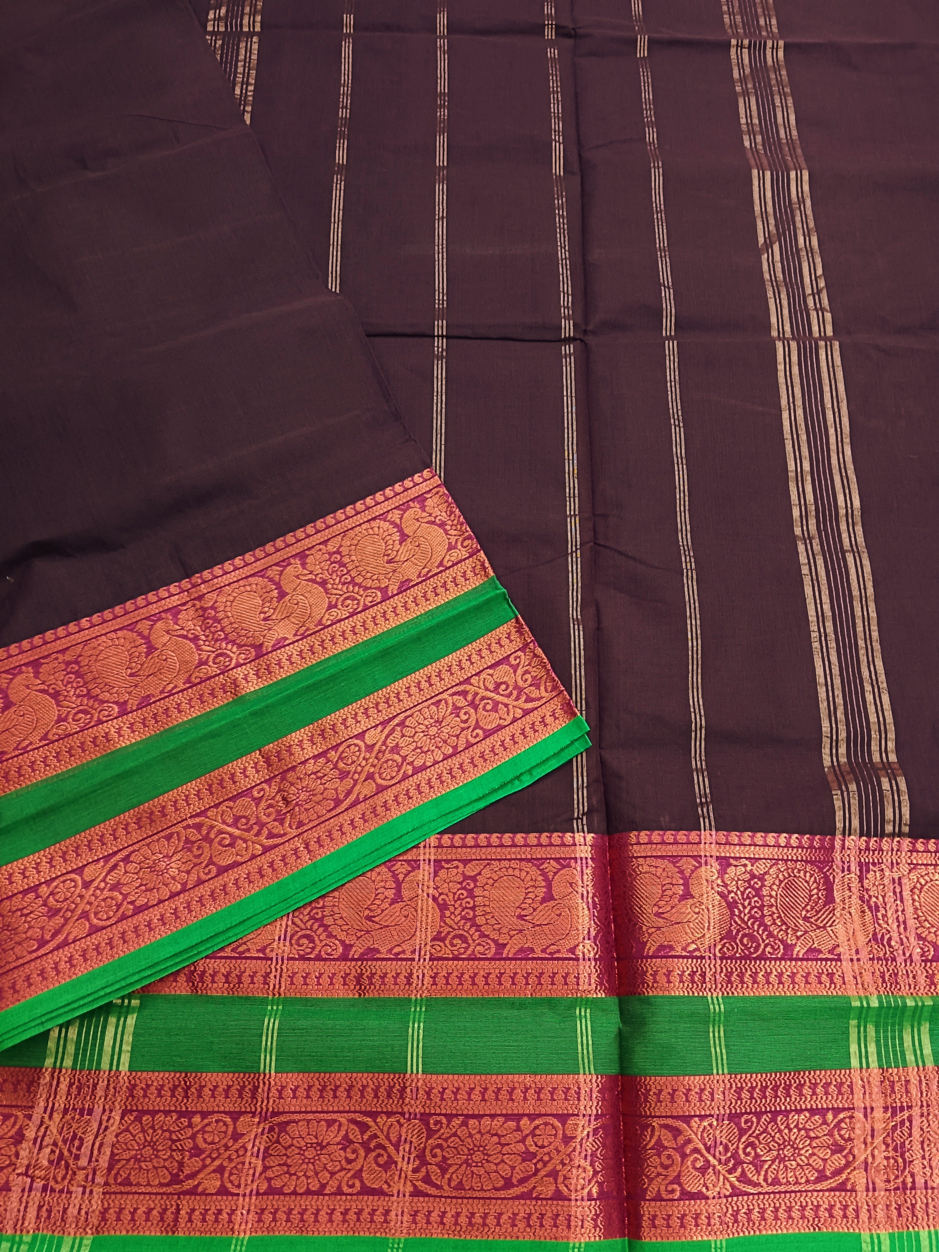 Kanchi Cotton - Festival Fusion -Brown- KCFP88